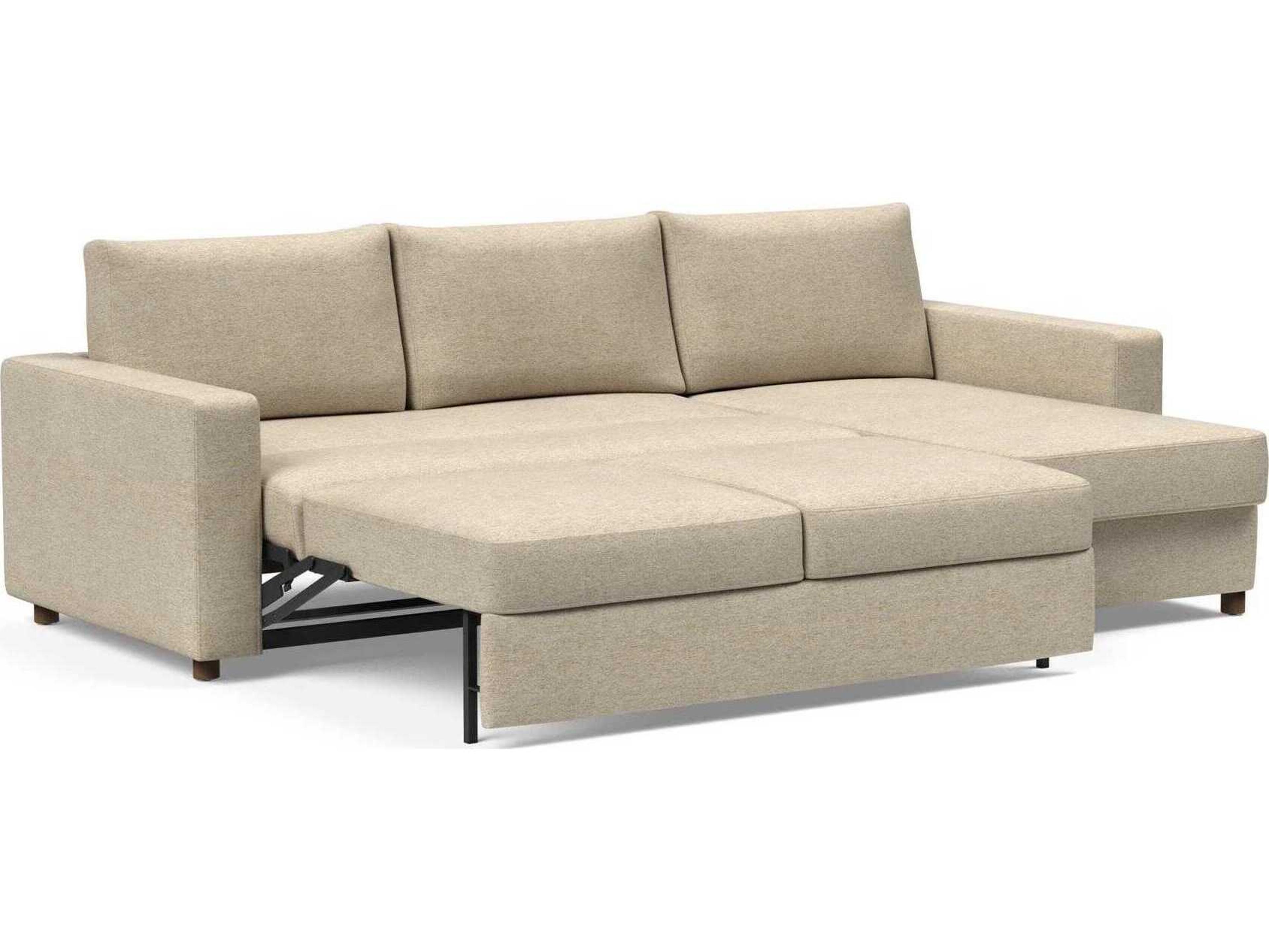 Innovation Neah Halifax Antique Beige Upholstered Sofa Bed