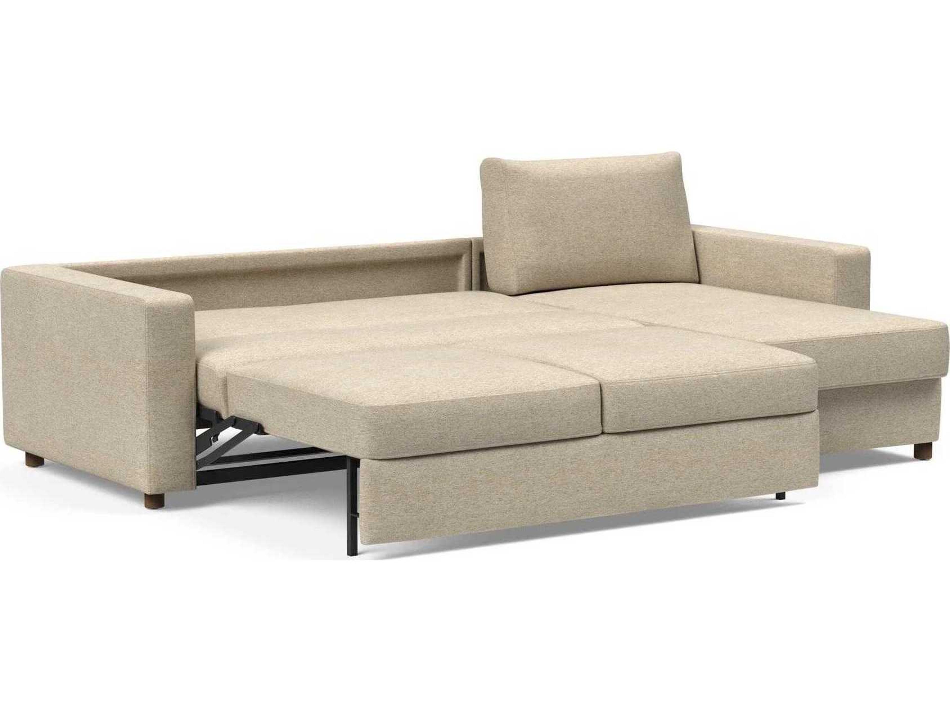 Innovation Neah Halifax Antique Beige Upholstered Sofa Bed