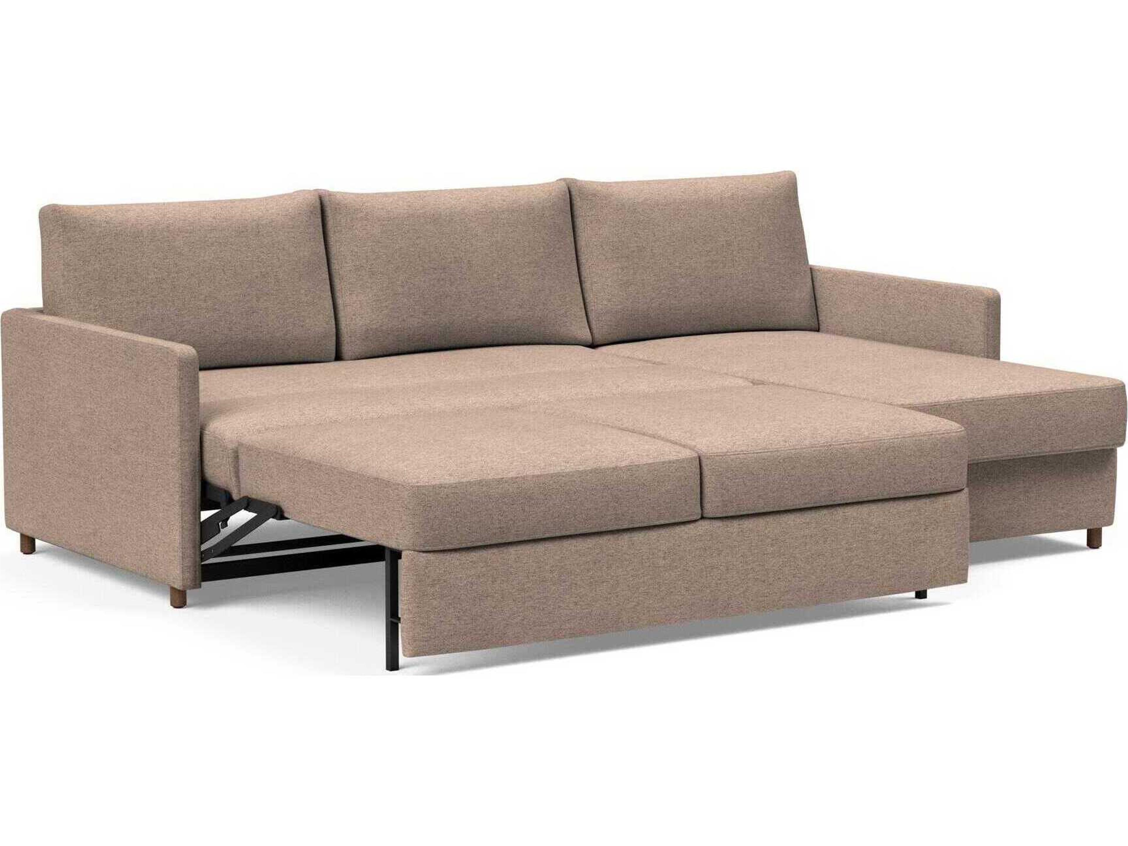 Innovation Neah Halifax Wicker Brown Upholstered Sofa Bed