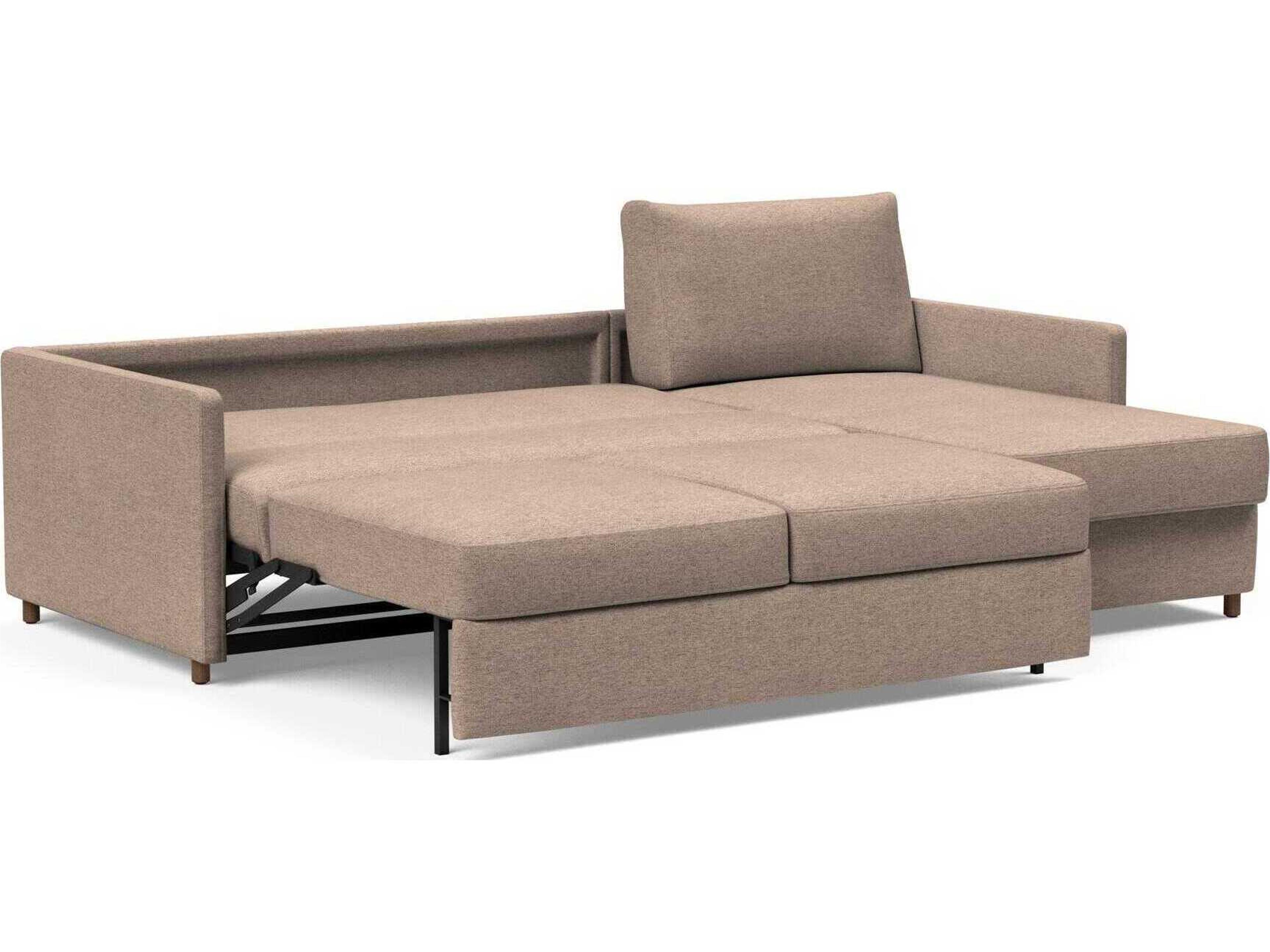 Innovation Neah Halifax Wicker Brown Upholstered Sofa Bed