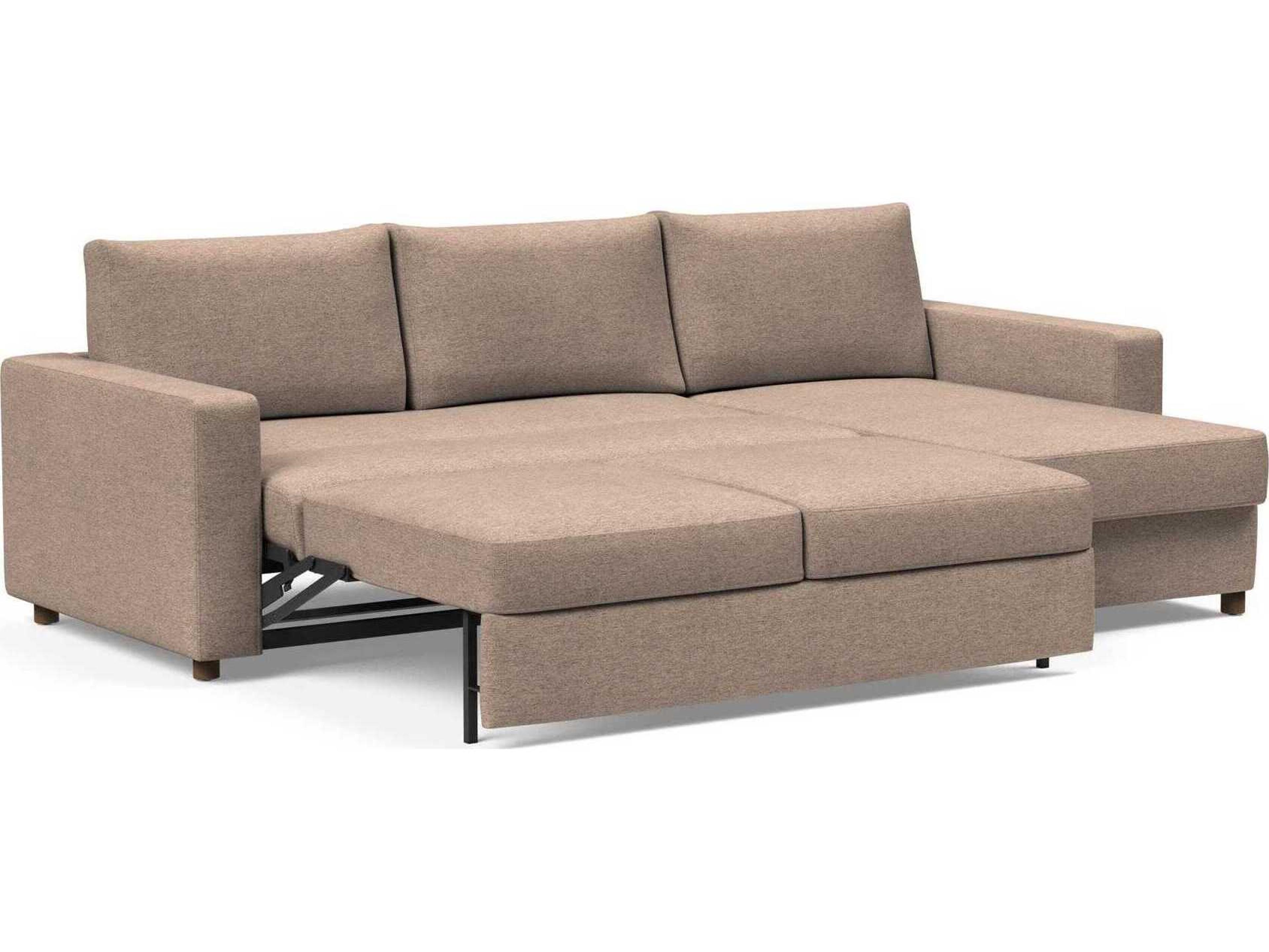 Innovation Neah Halifax Wicker Brown Upholstered Sofa Bed