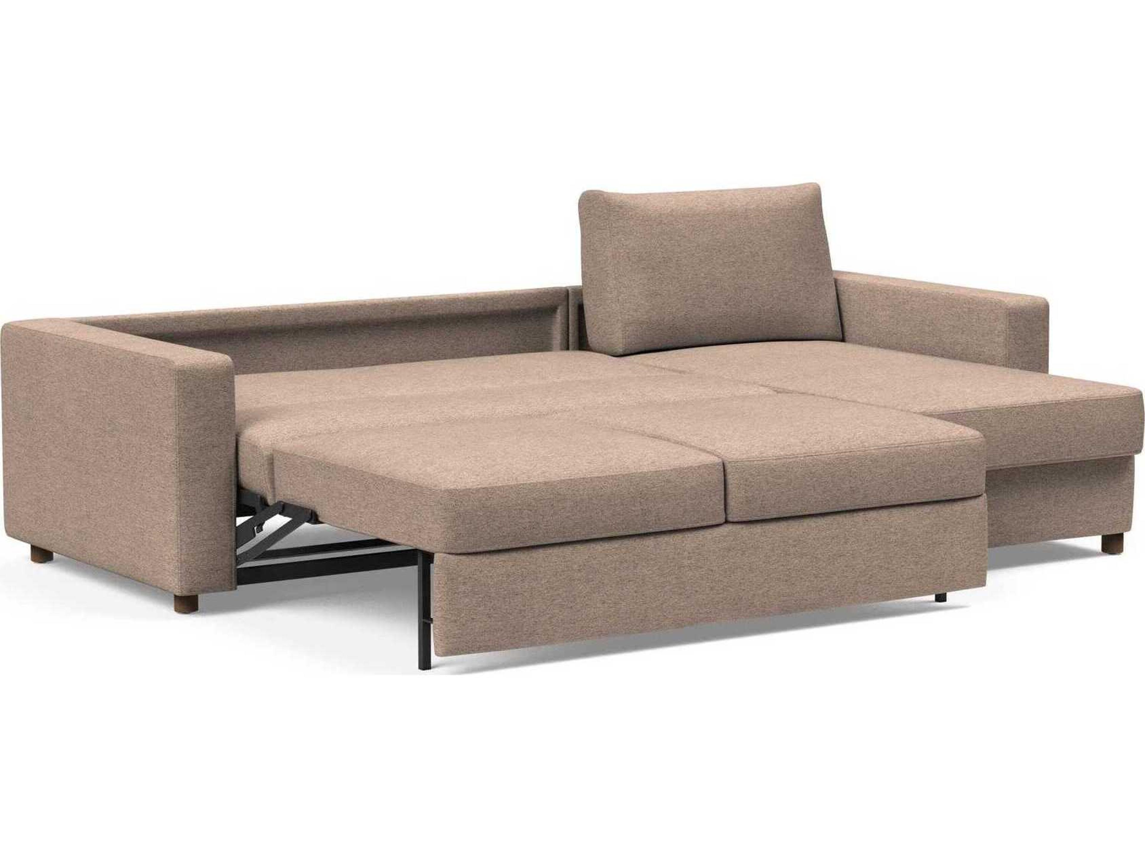 Innovation Neah Halifax Wicker Brown Upholstered Sofa Bed