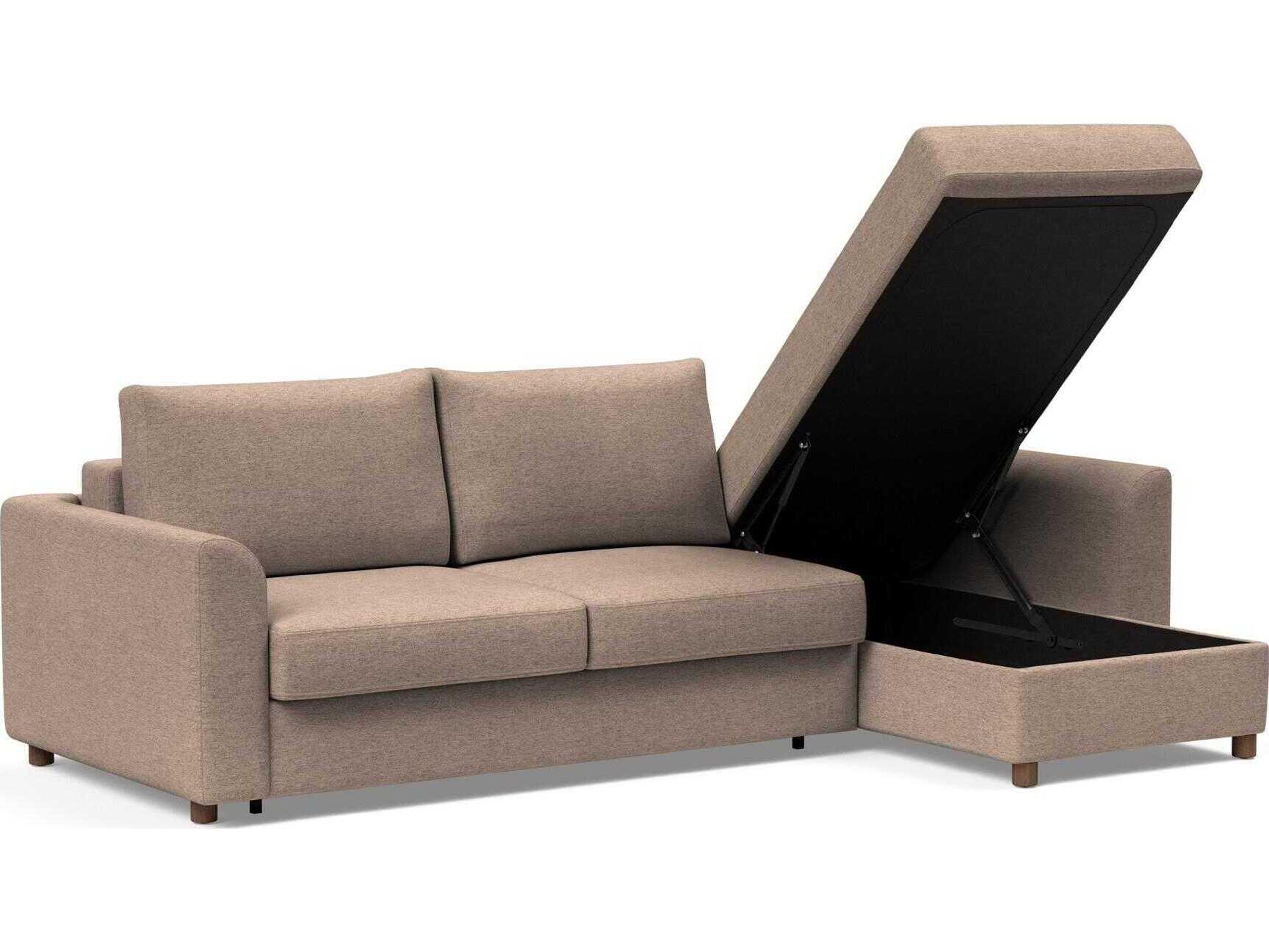 Innovation Neah Halifax Wicker Brown Upholstered Sofa Bed