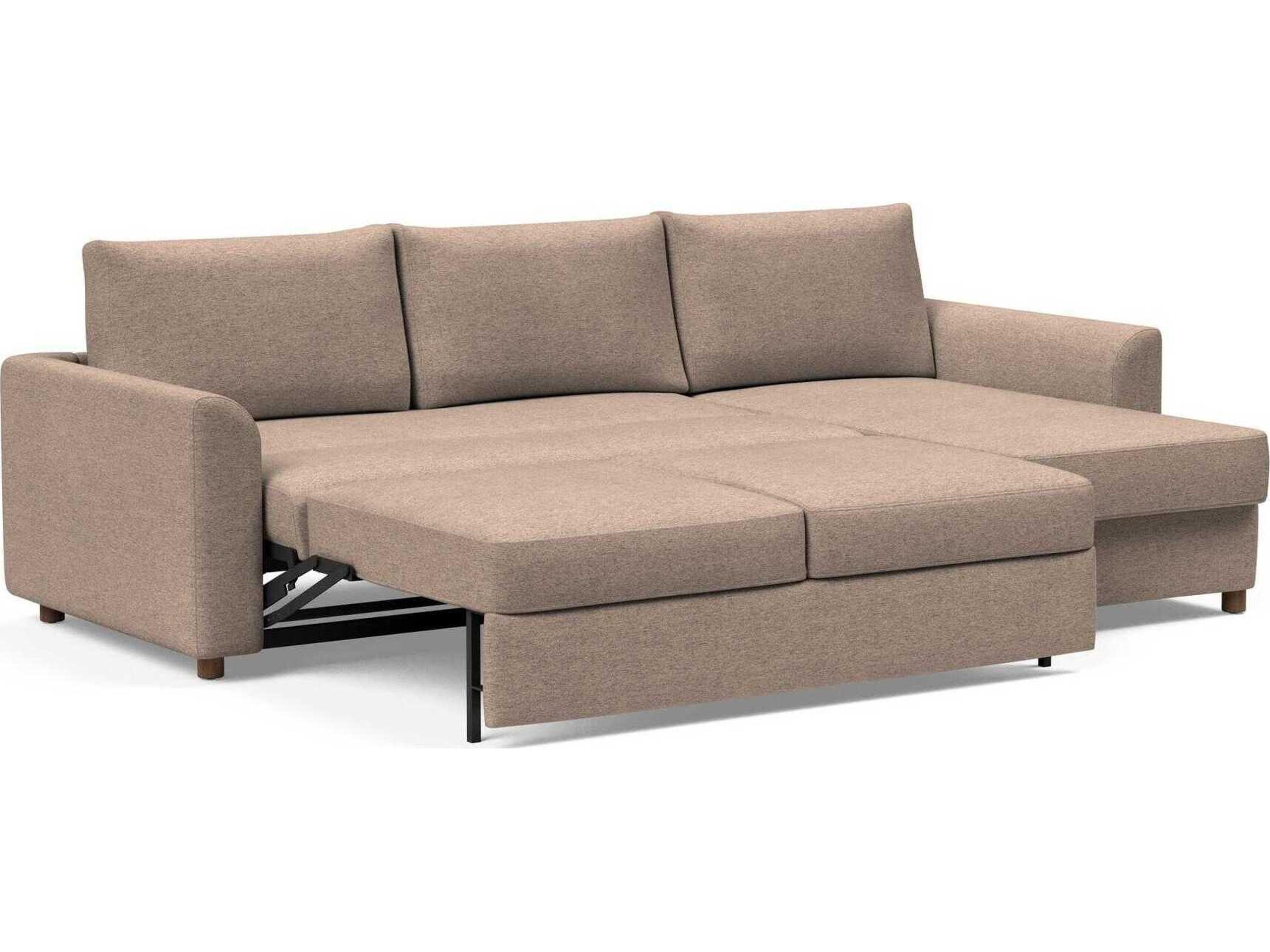Innovation Neah Halifax Wicker Brown Upholstered Sofa Bed
