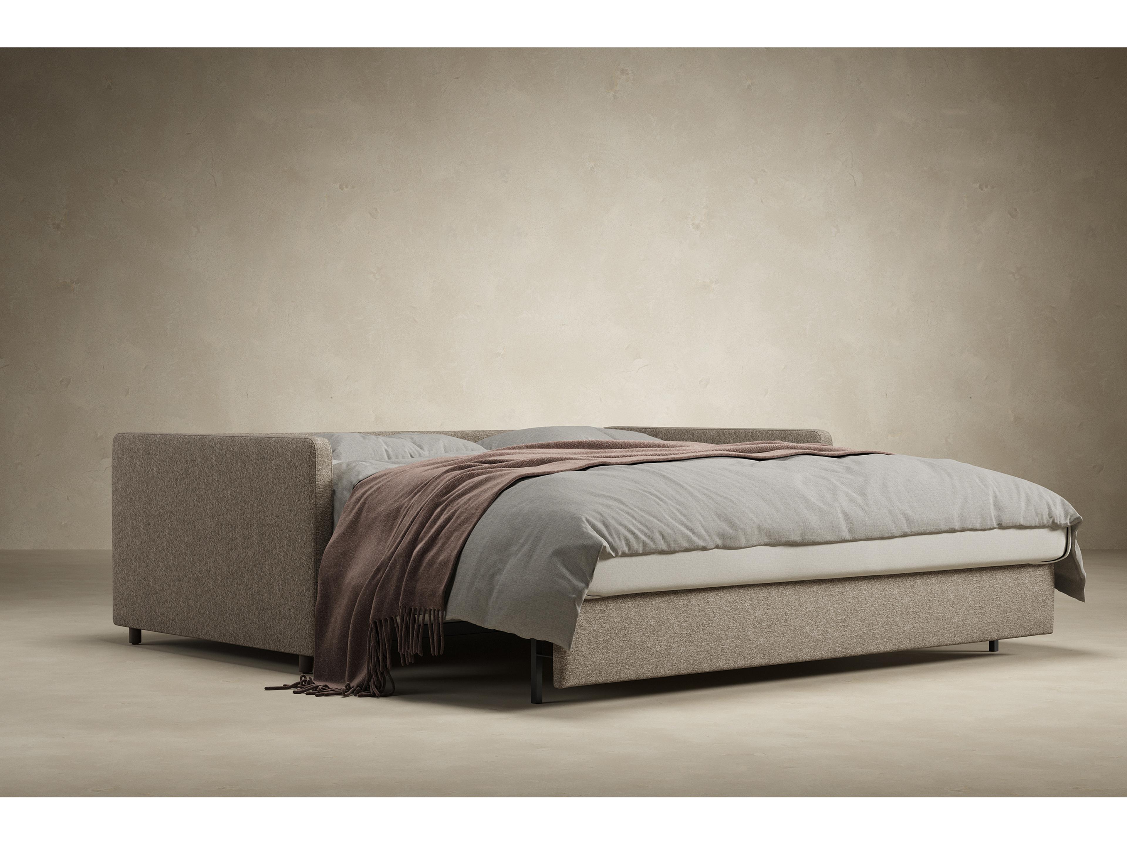 Innovation Neah Sofa Bed with Slim Arm Rests King in Halifax Wicker