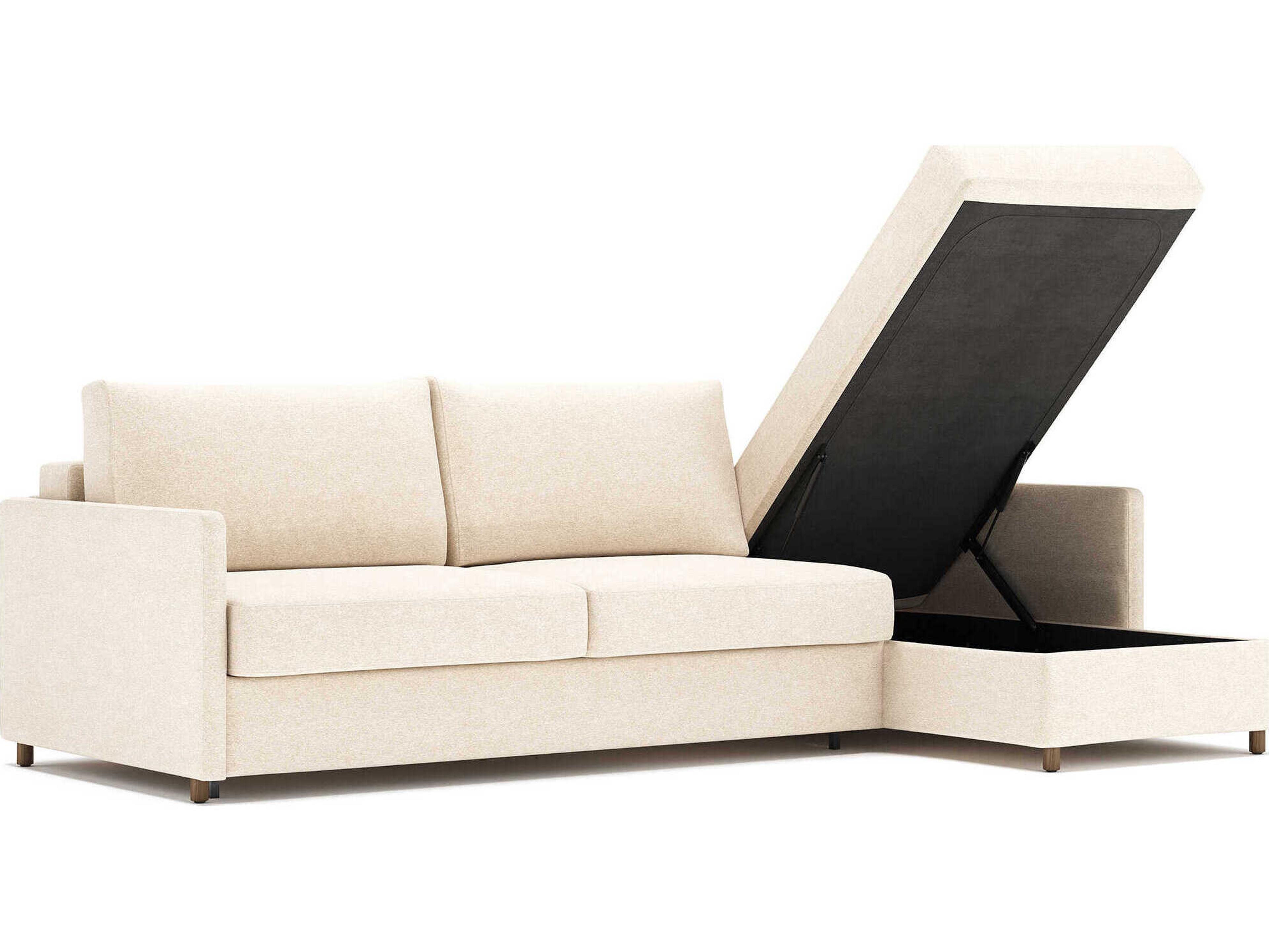 Innovation Neah Halifax Shell Beige Upholstered Sofa Bed