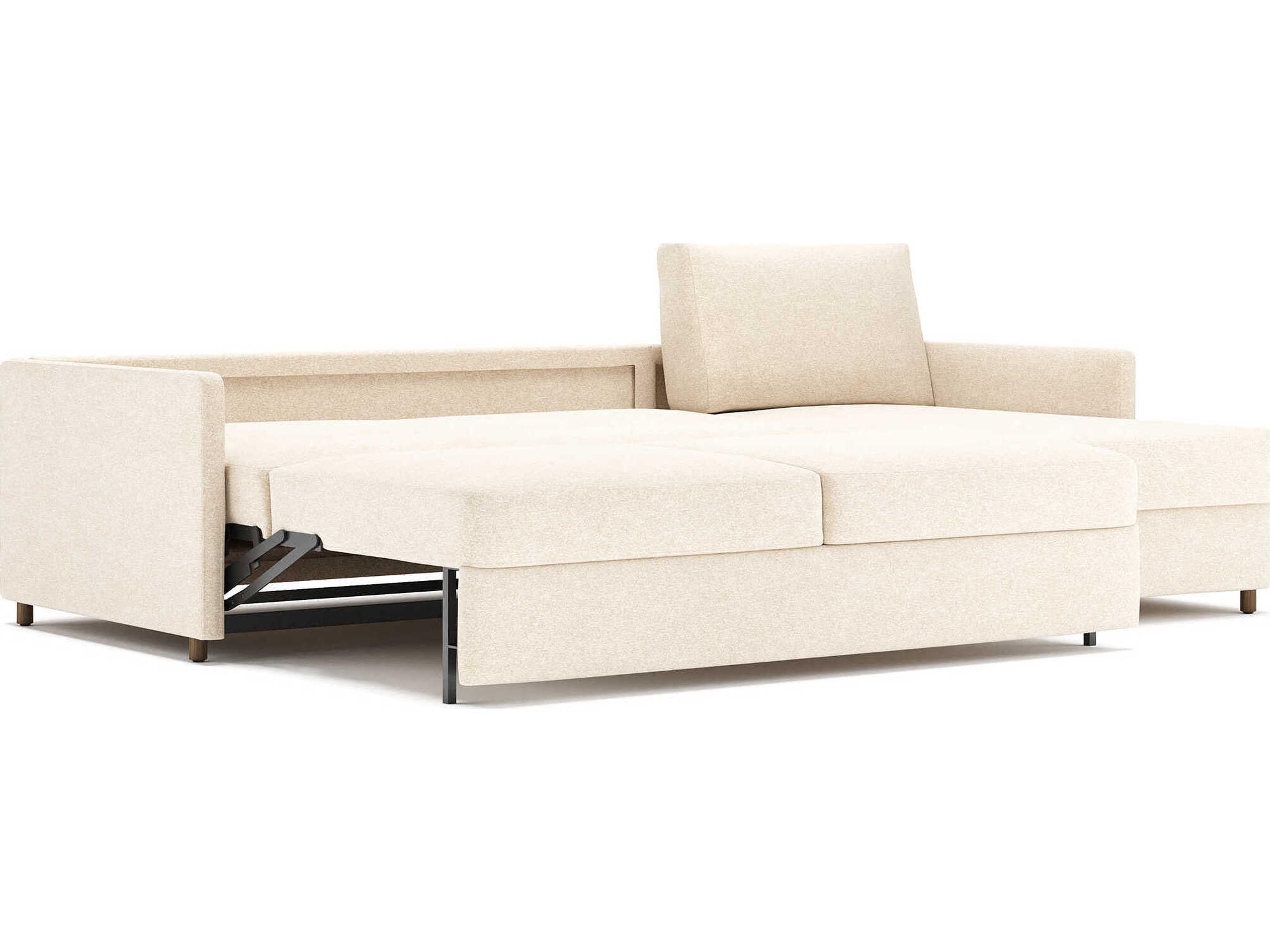 Innovation Neah Halifax Shell Beige Upholstered Sofa Bed