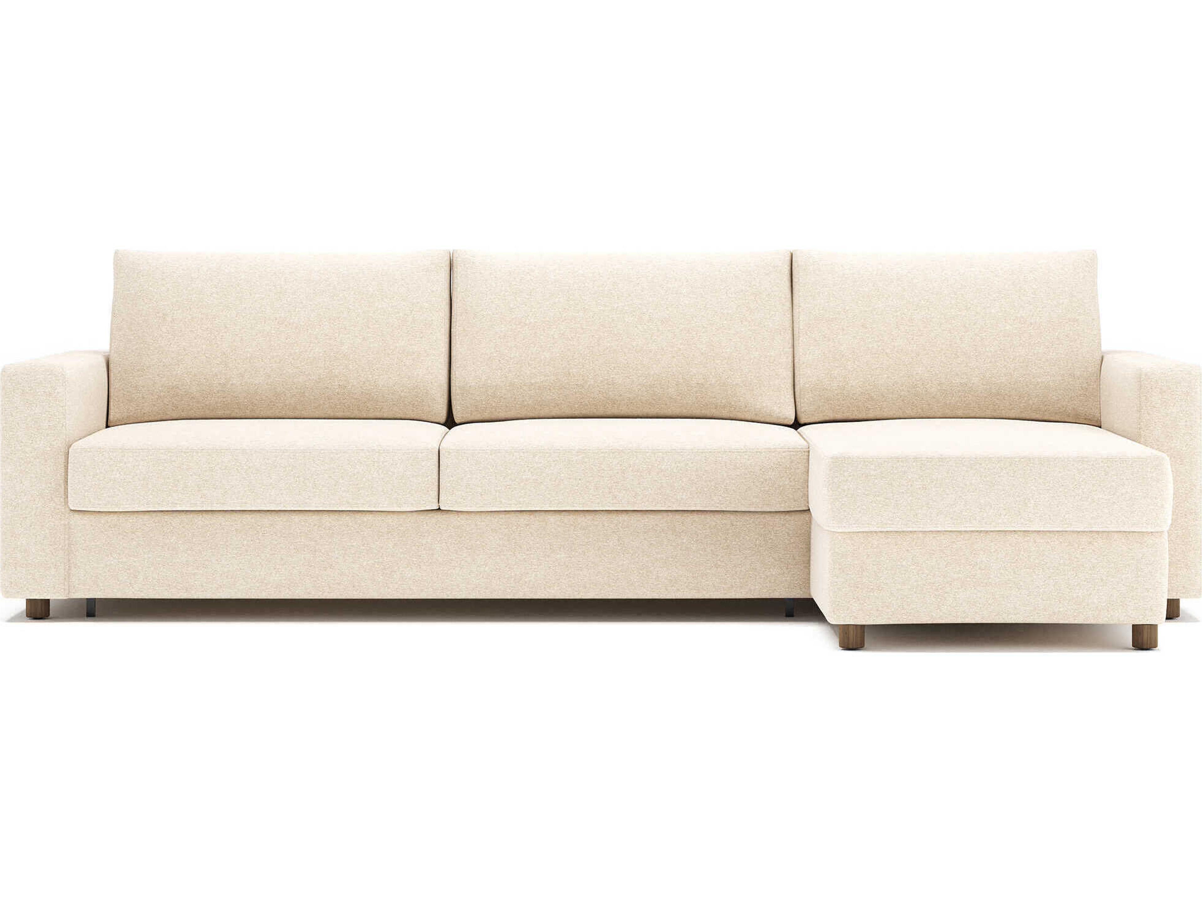 Neah Halifax Shell Beige Upholstered Sofa Bed