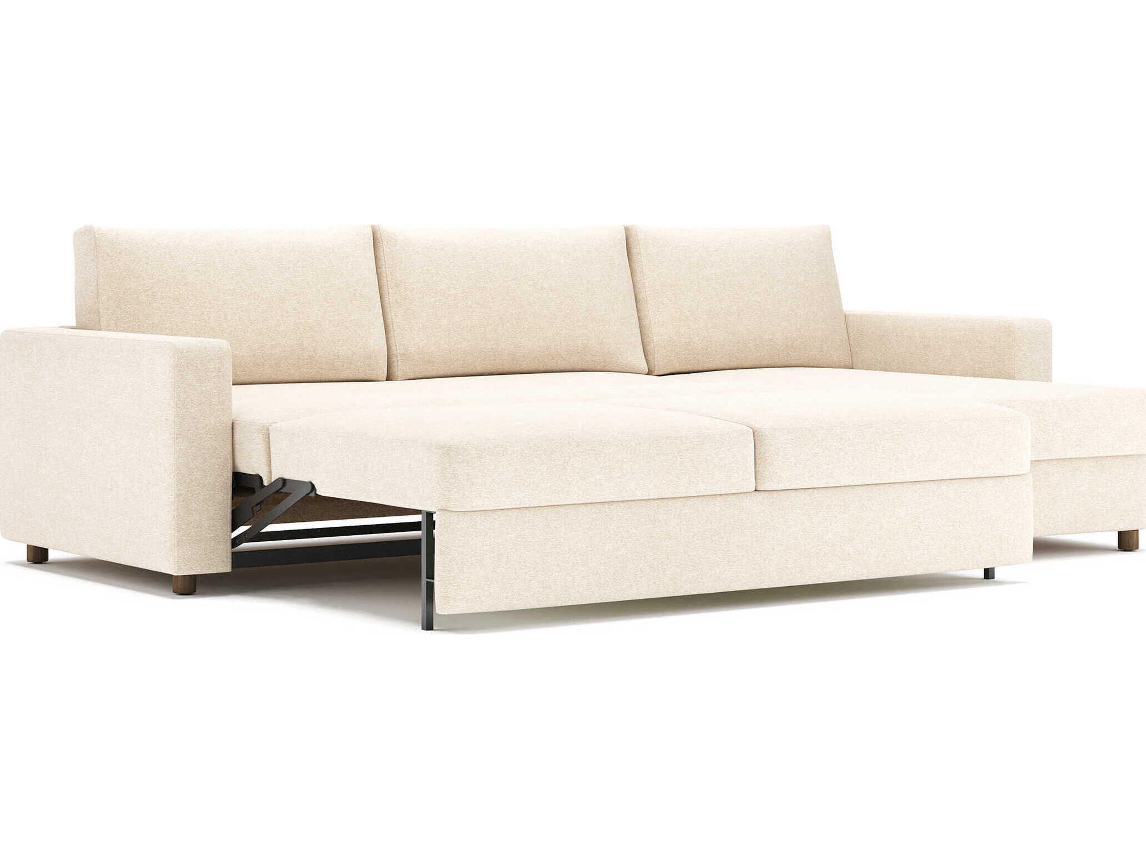 Innovation Neah Halifax Shell Beige Upholstered Sofa Bed