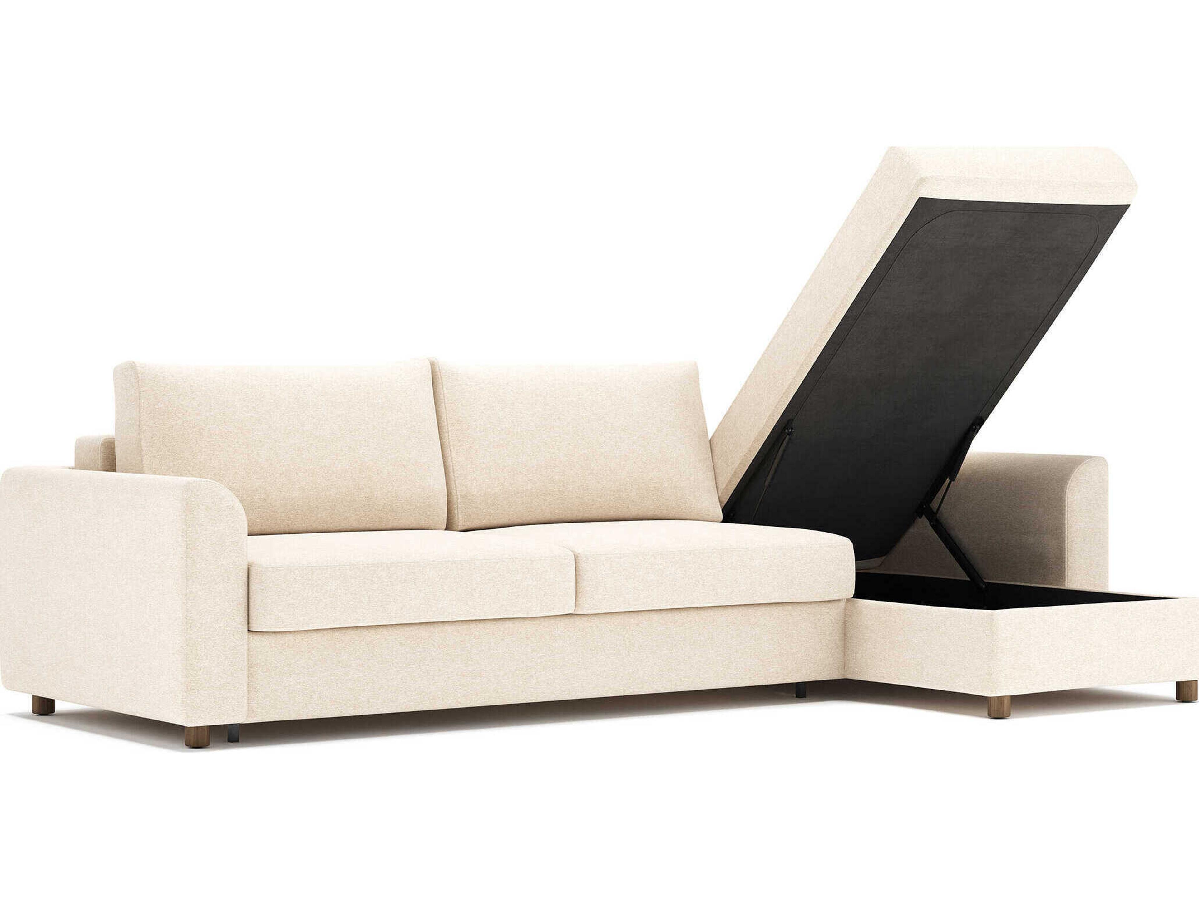 Innovation Neah Halifax Shell Beige Upholstered Sofa Bed