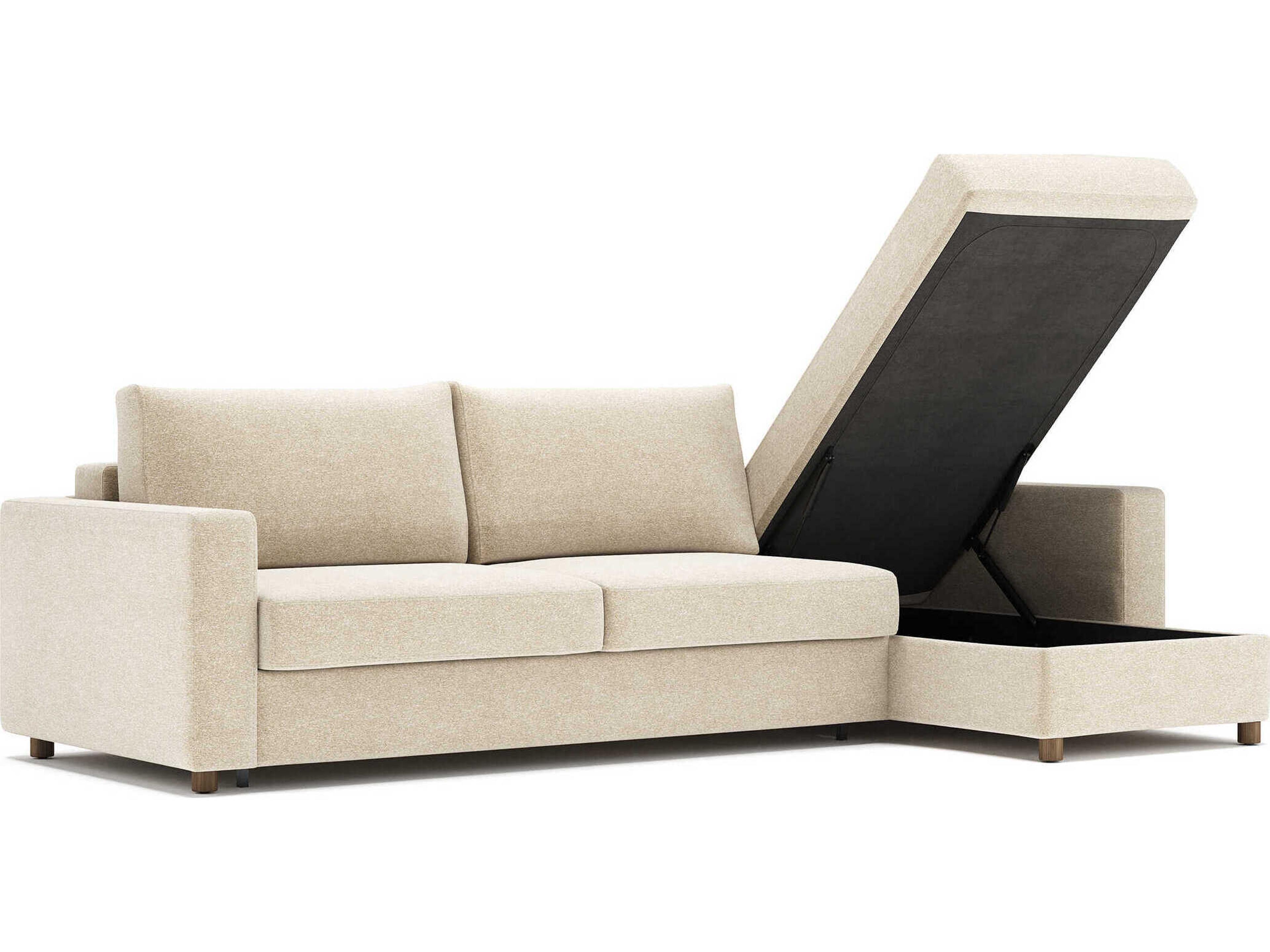 Innovation Neah Halifax Antique Beige Upholstered Sofa Bed