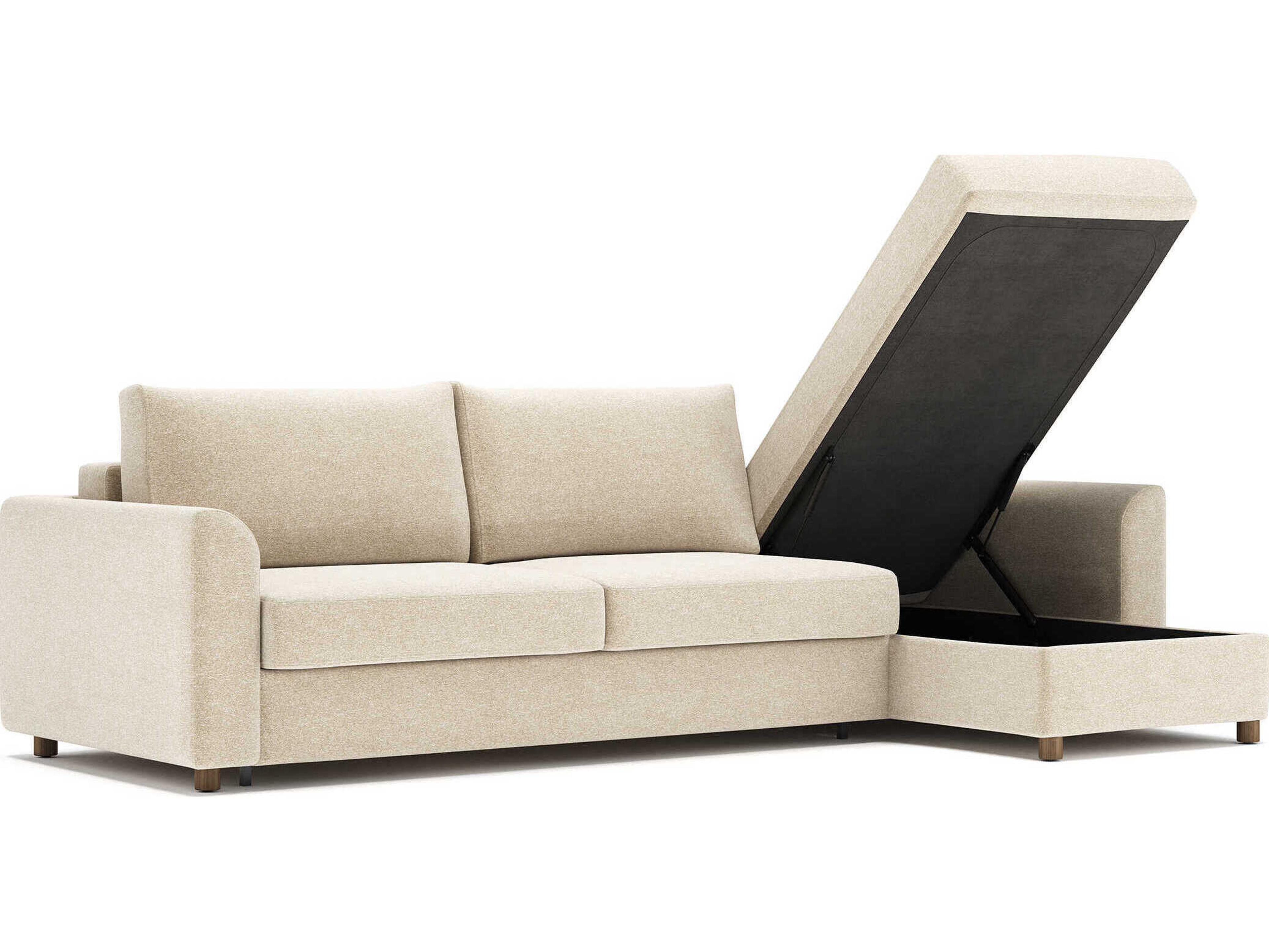 Innovation Neah Halifax Antique Beige Upholstered Sofa Bed