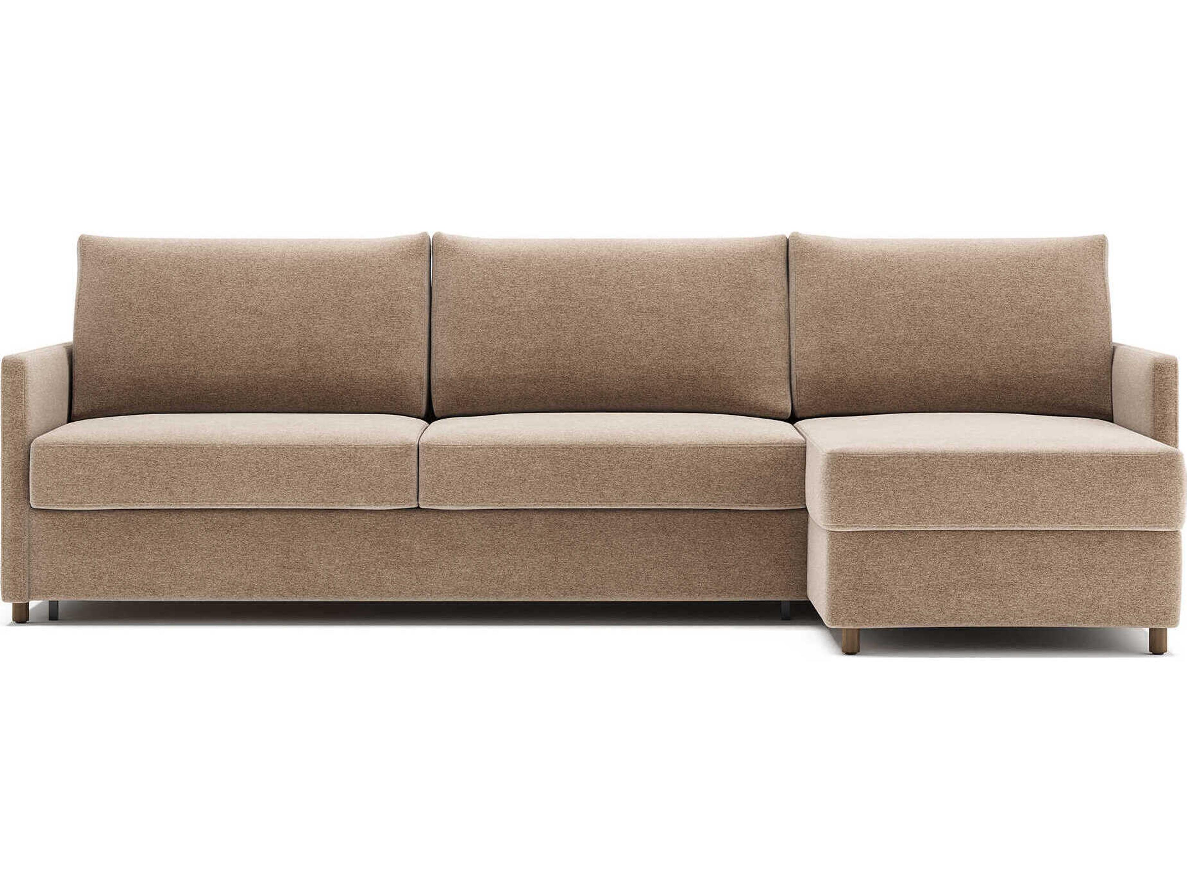 Neah Halifax Wicker Brown Upholstered Sofa Bed