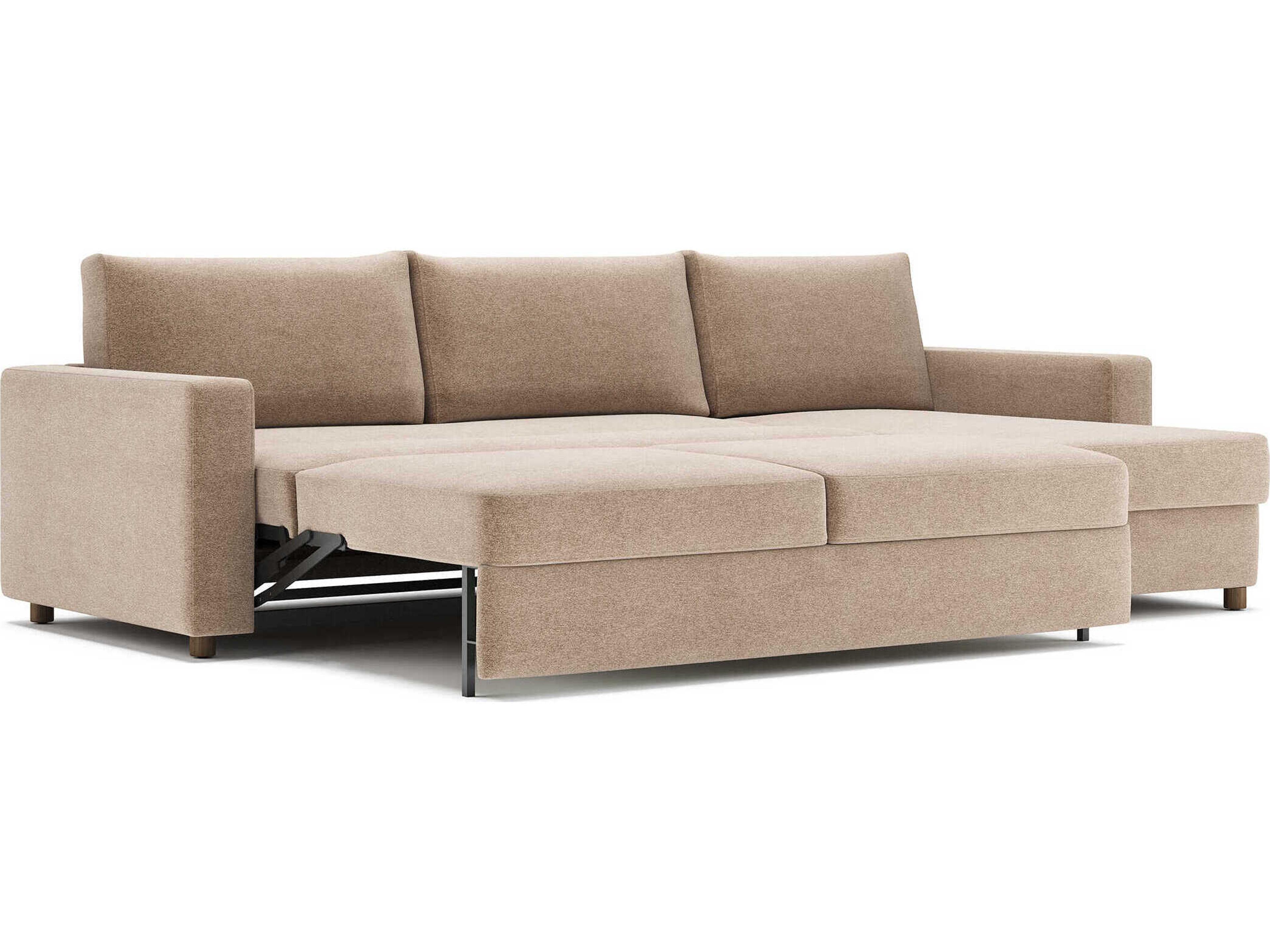 Innovation Neah Halifax Wicker Brown Upholstered Sofa Bed