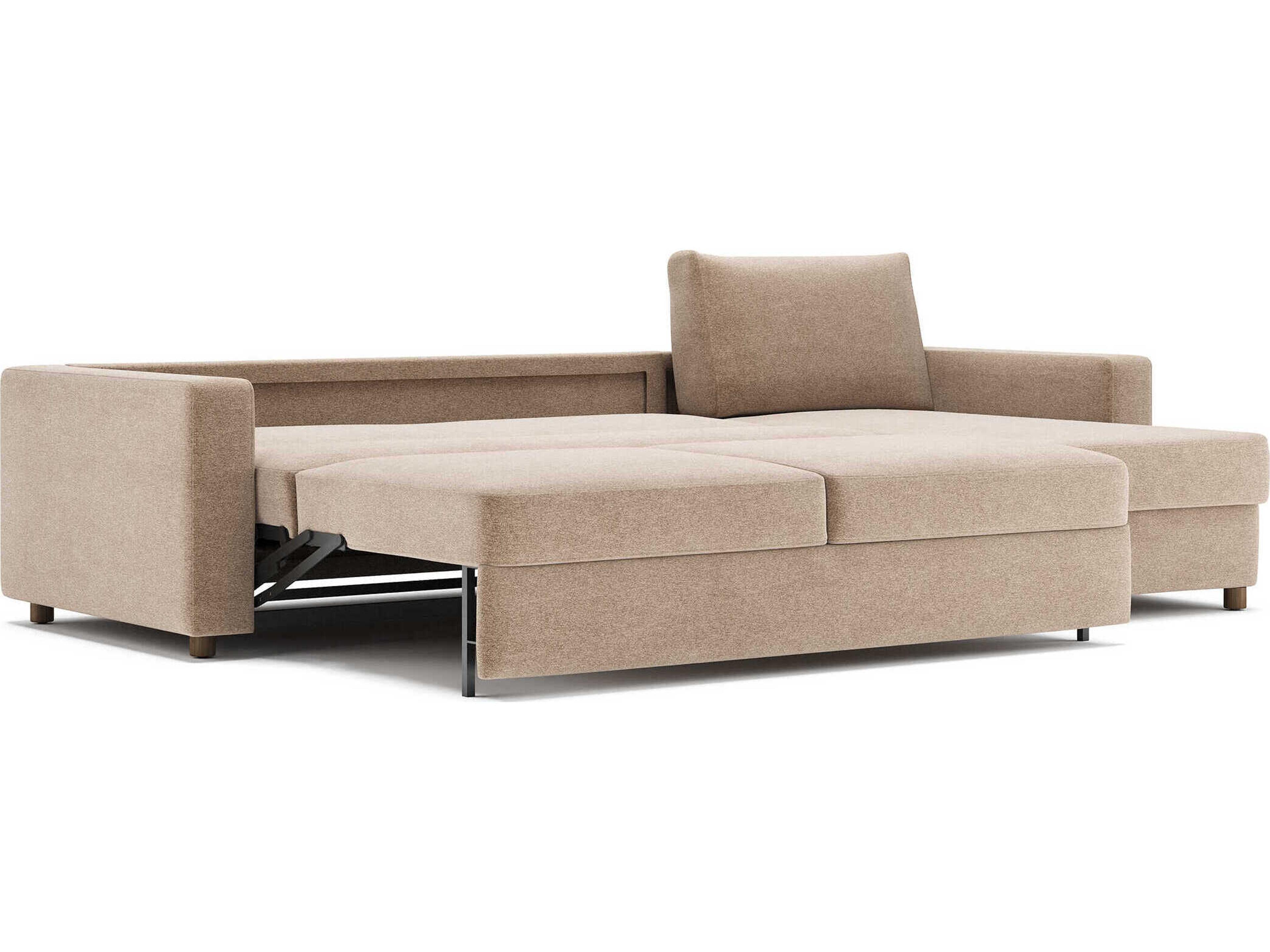 Innovation Neah Halifax Wicker Brown Upholstered Sofa Bed