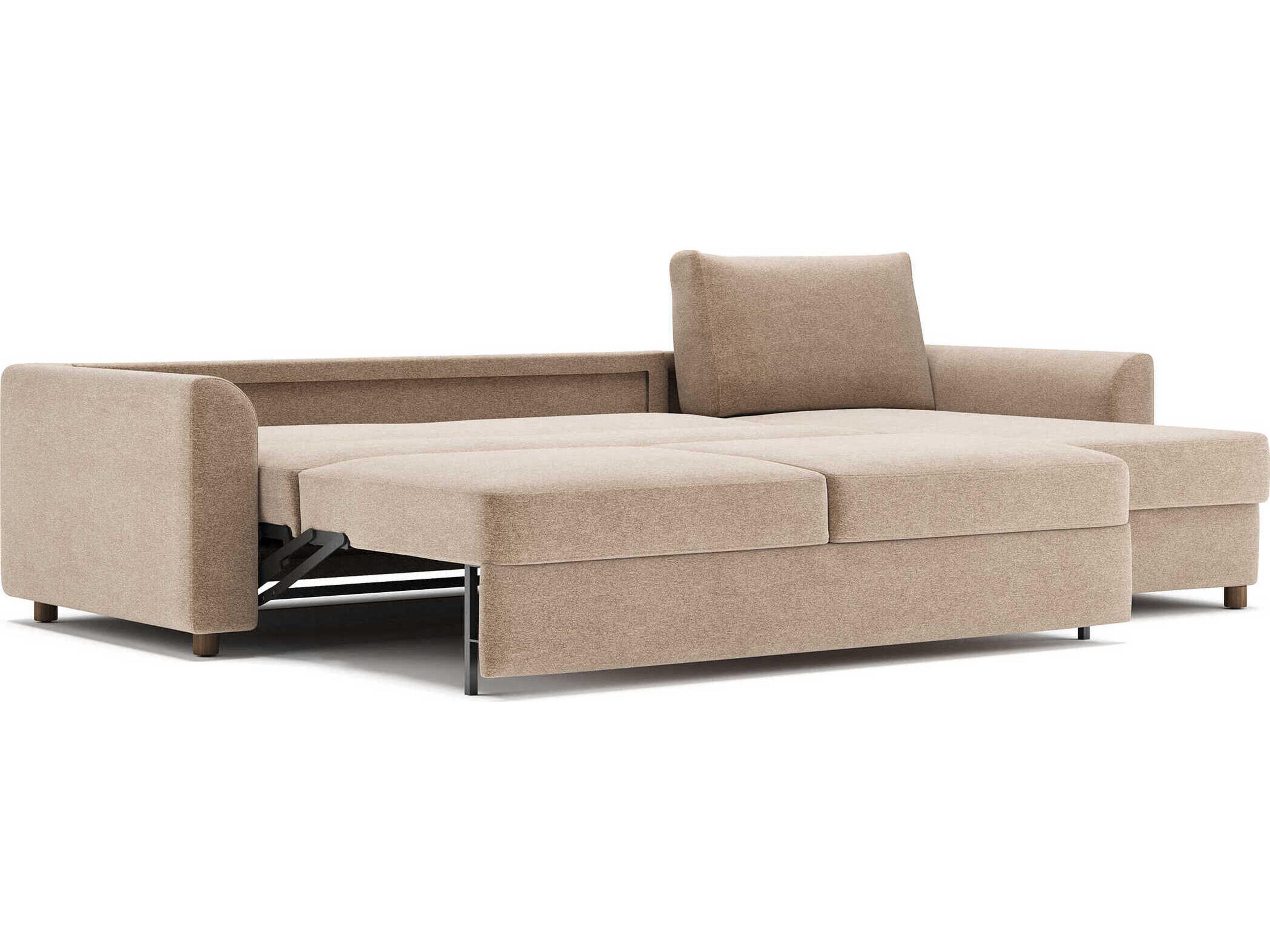 Innovation Neah Halifax Wicker Brown Upholstered Sofa Bed