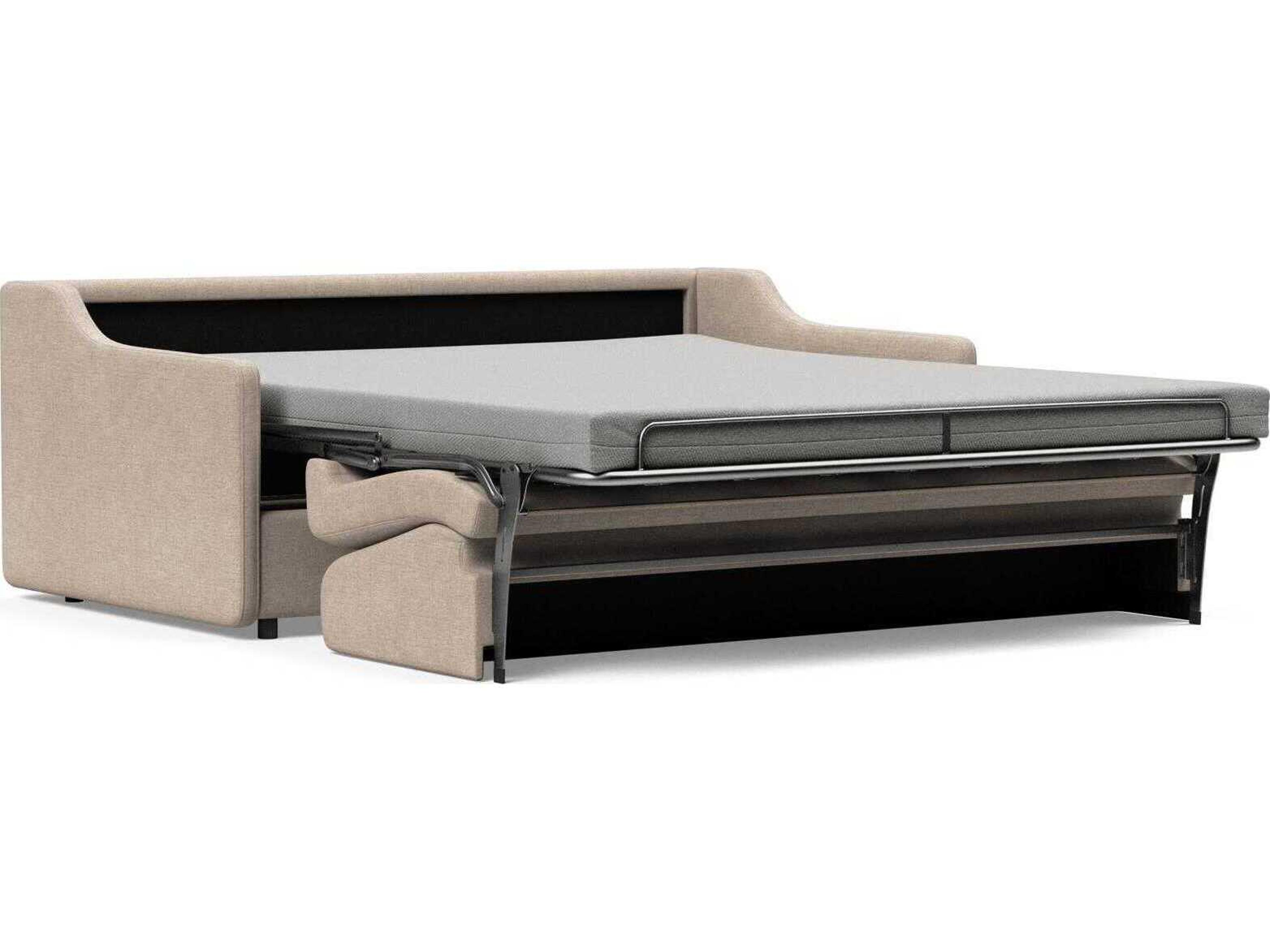 Innovation Carnell Adario Taupe Beige Upholstered Sofa Bed