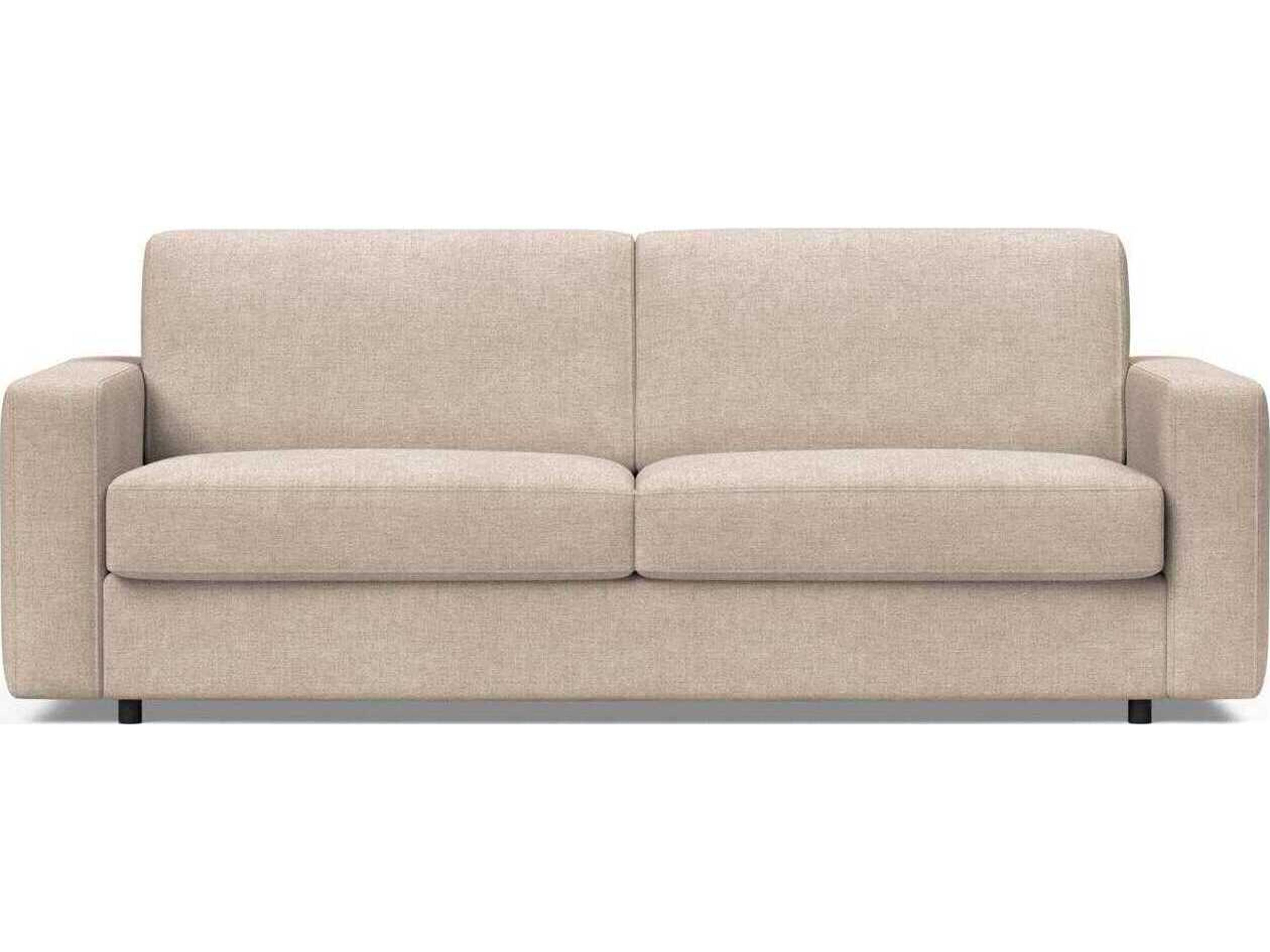 Innovation Carnell Adario Taupe Beige Upholstered Sofa Bed