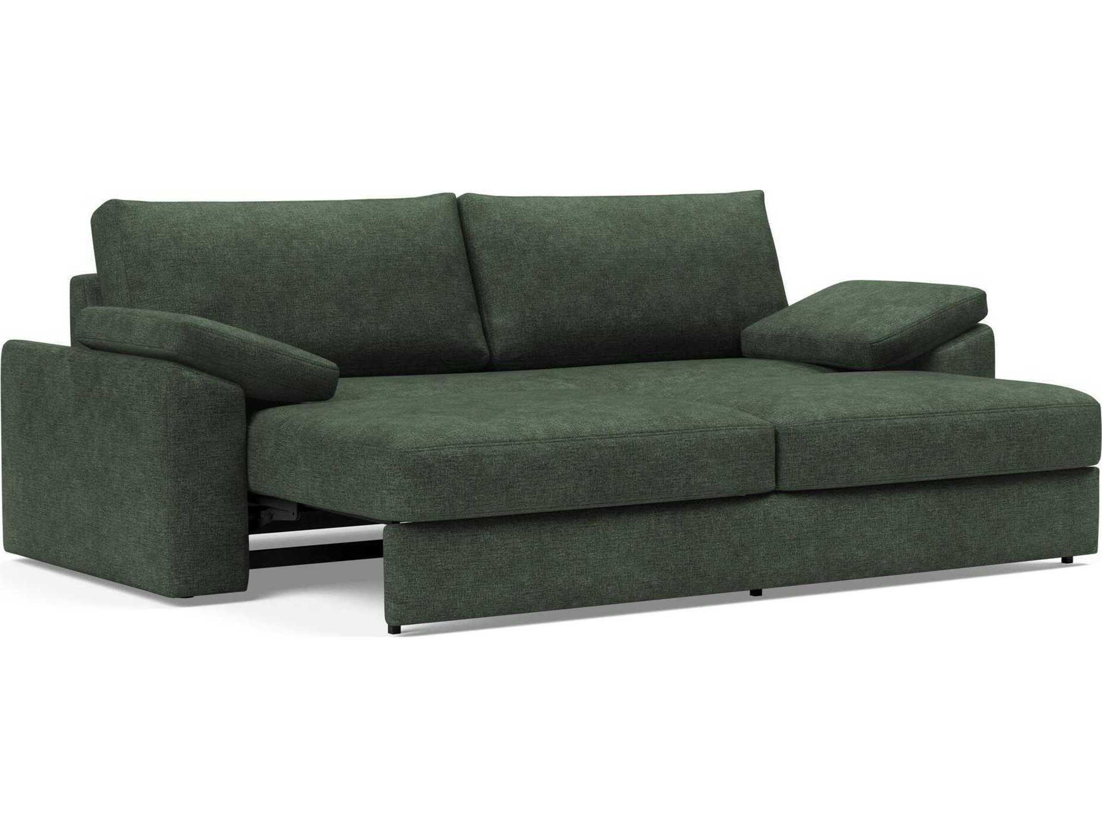 Innovation Vilander Avella Pine Green Upholstered Sofa Bed