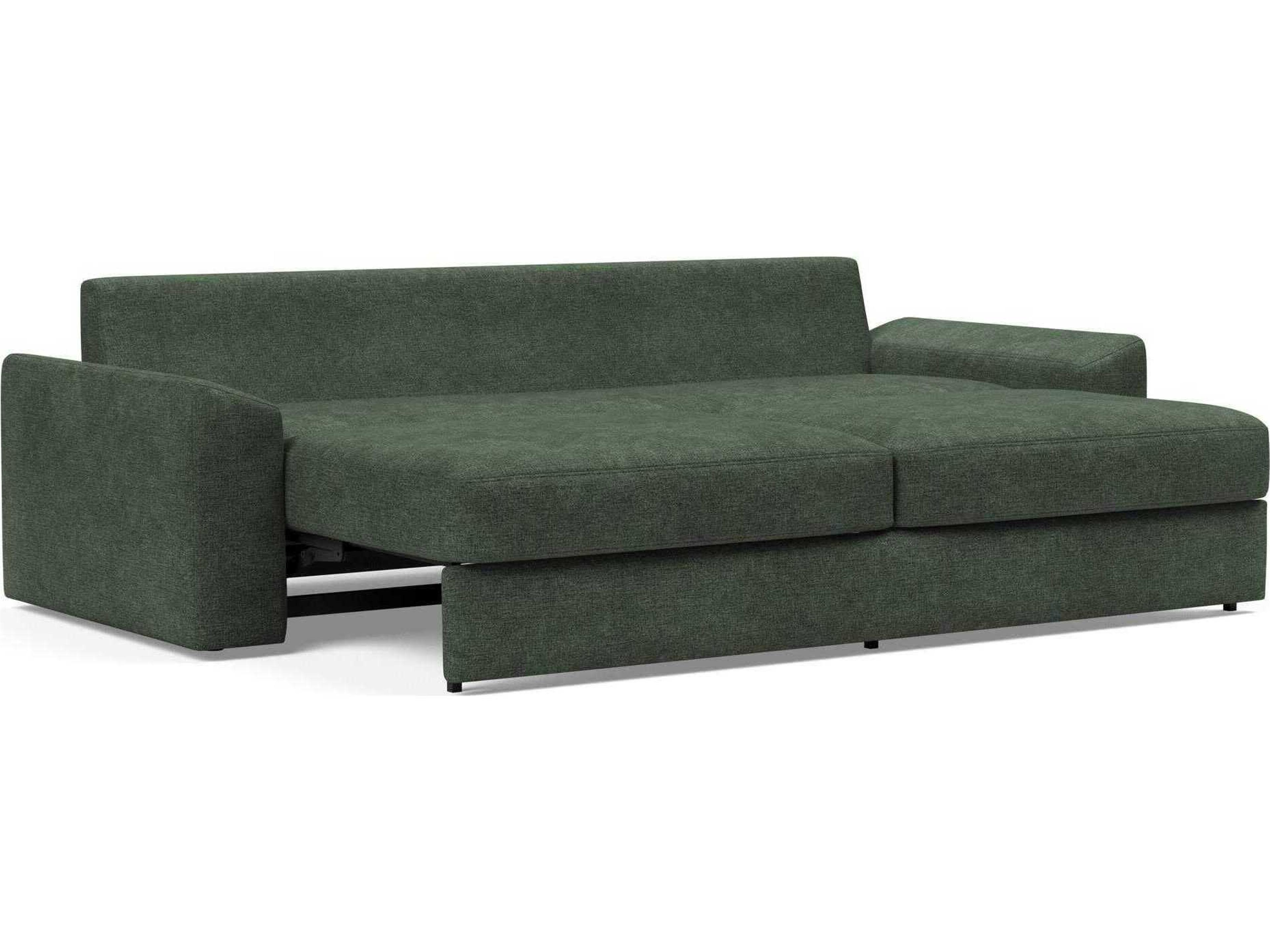 Innovation Vilander Avella Pine Green Upholstered Sofa Bed