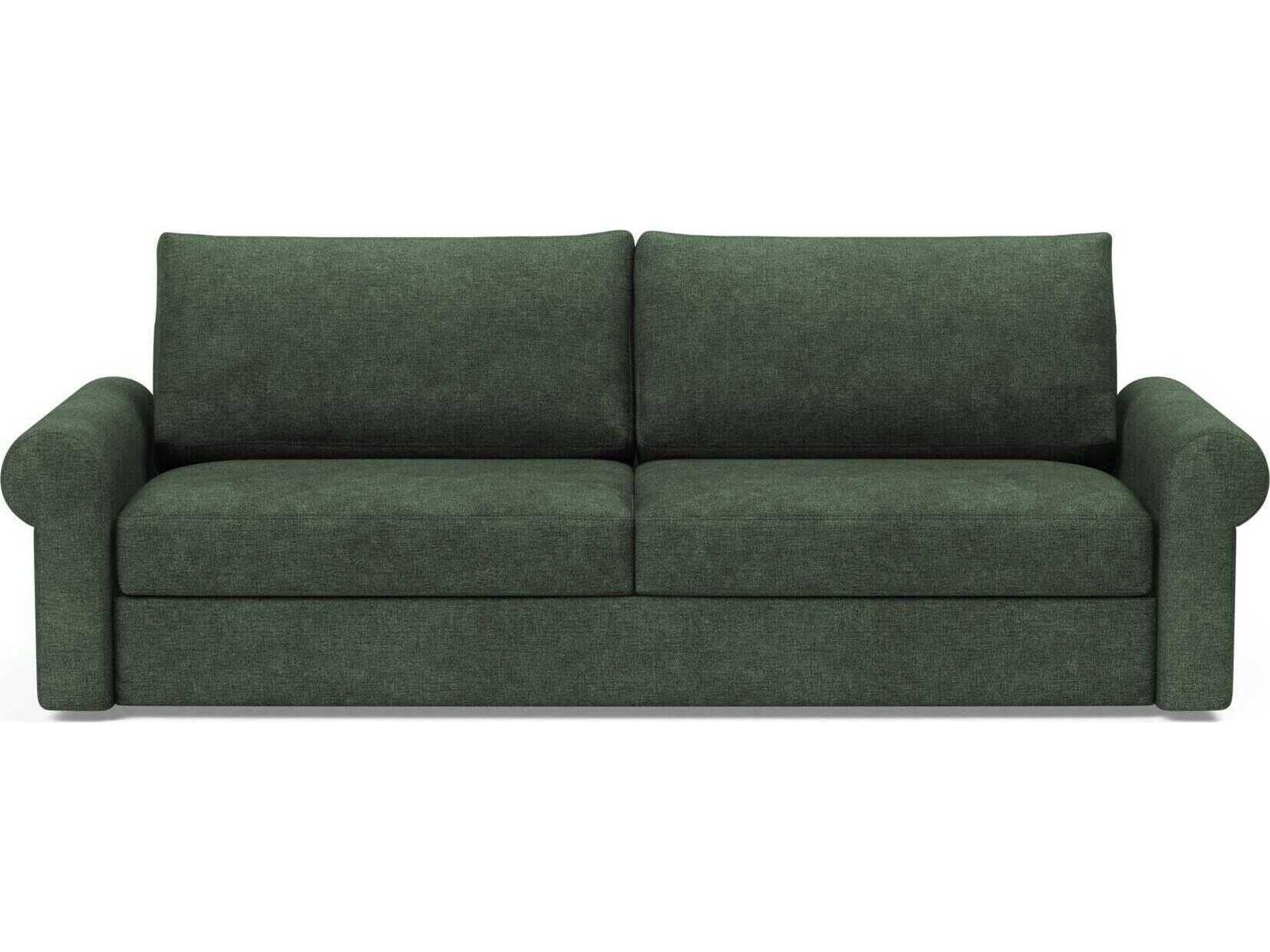 Innovation Vilander Avella Pine Green Upholstered Sofa Bed