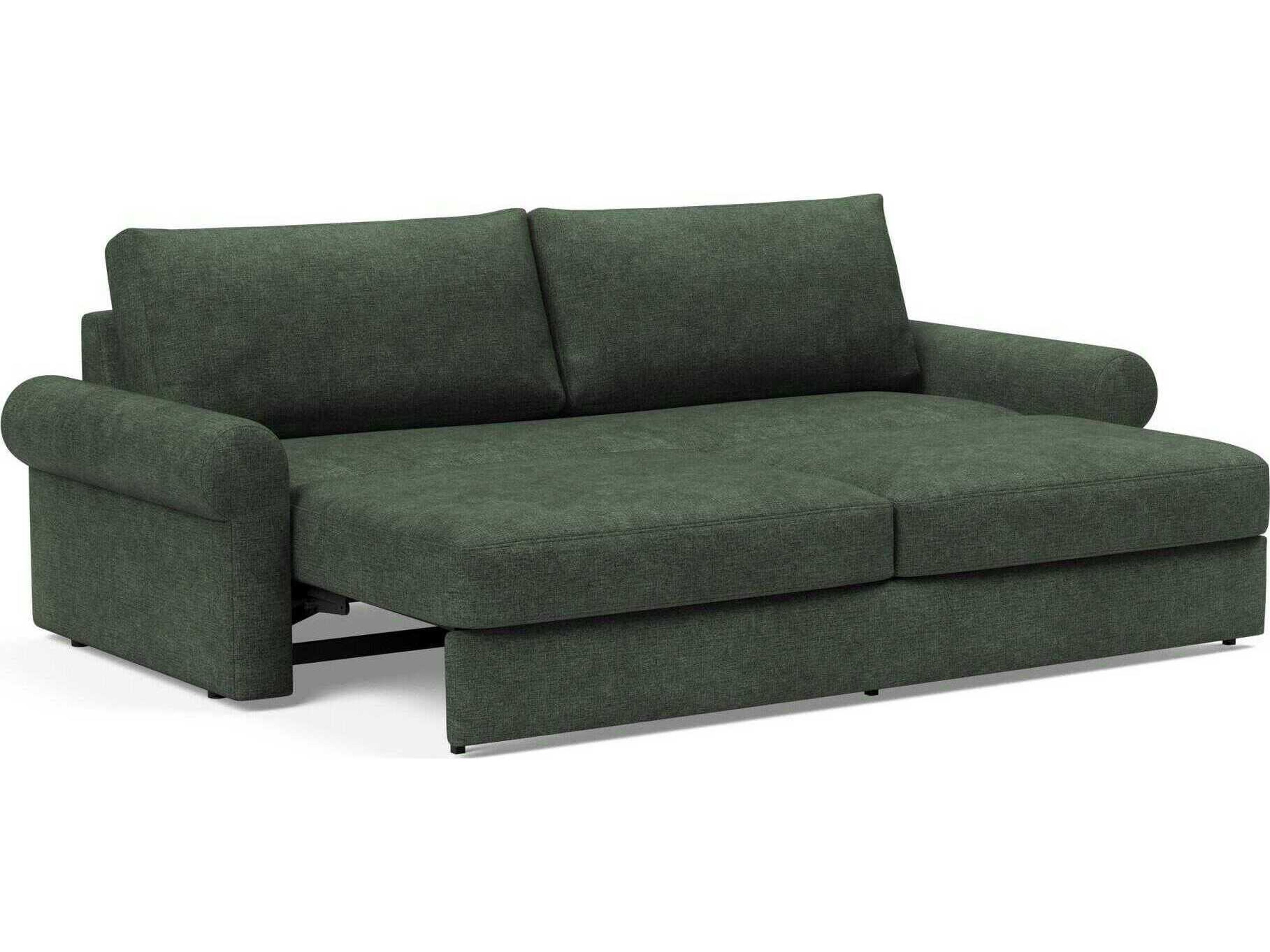 Innovation Vilander Avella Pine Green Upholstered Sofa Bed