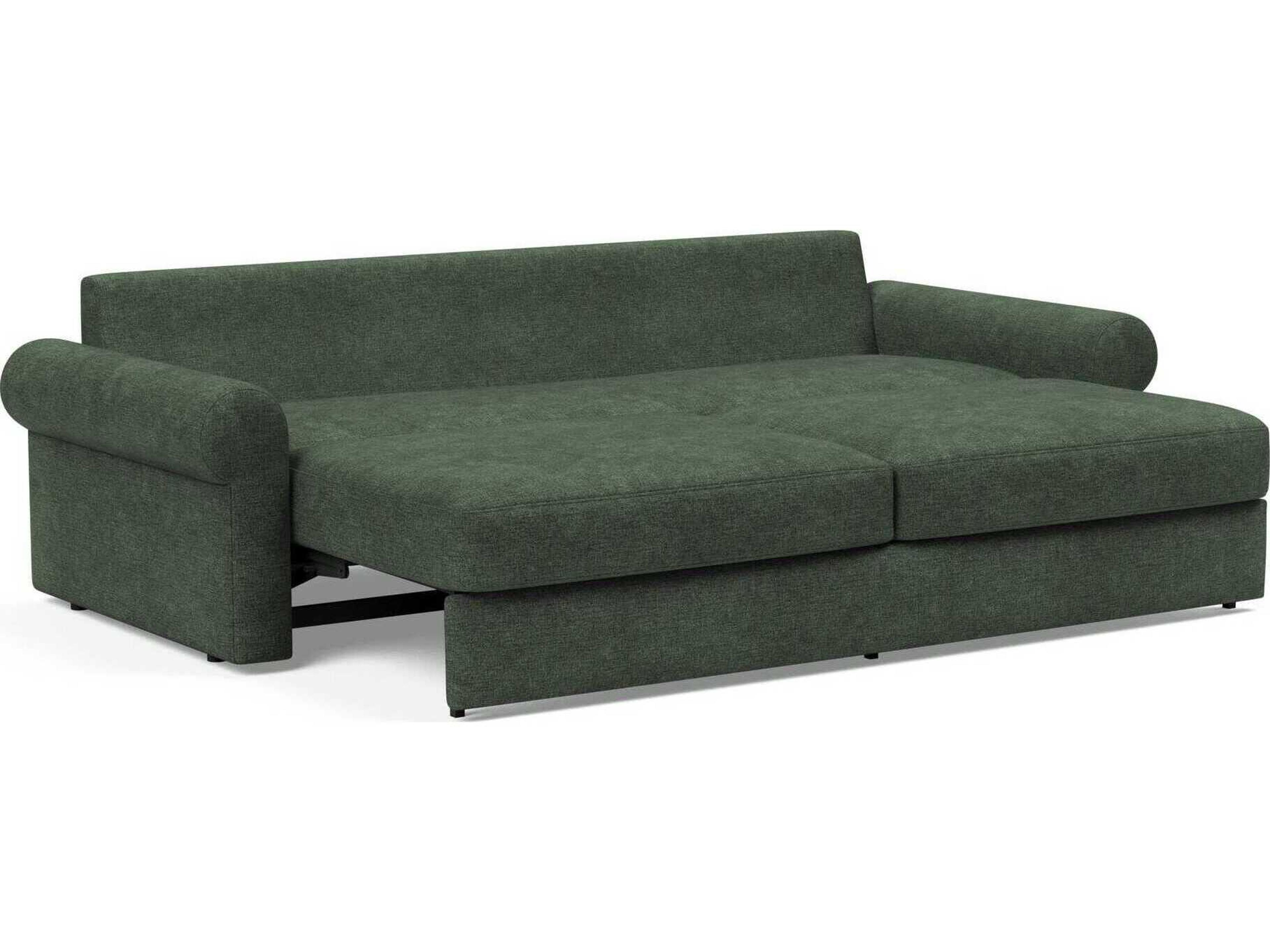 Innovation Vilander Avella Pine Green Upholstered Sofa Bed