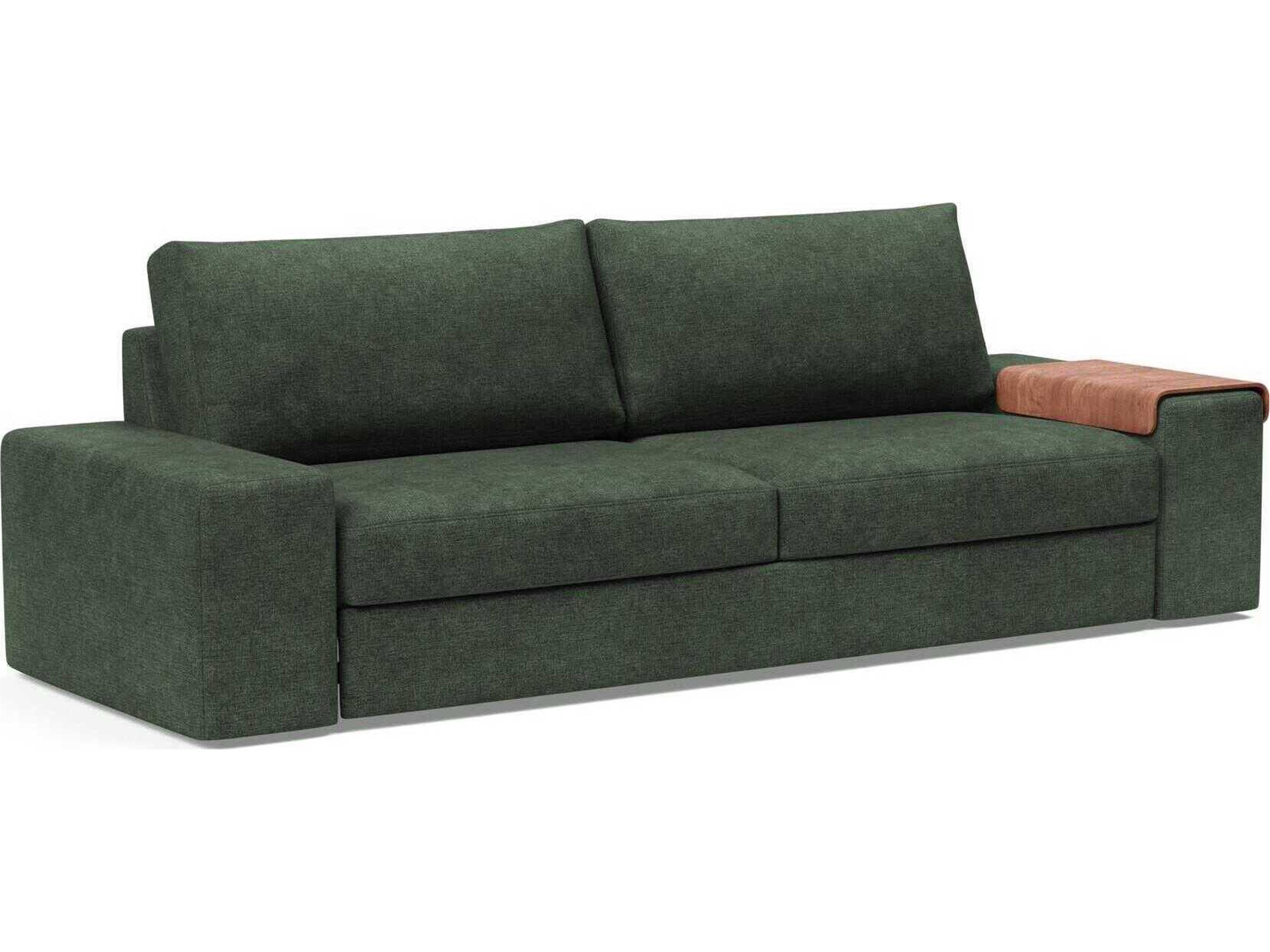 Vilander Avella Pine Green Upholstered Sofa Bed