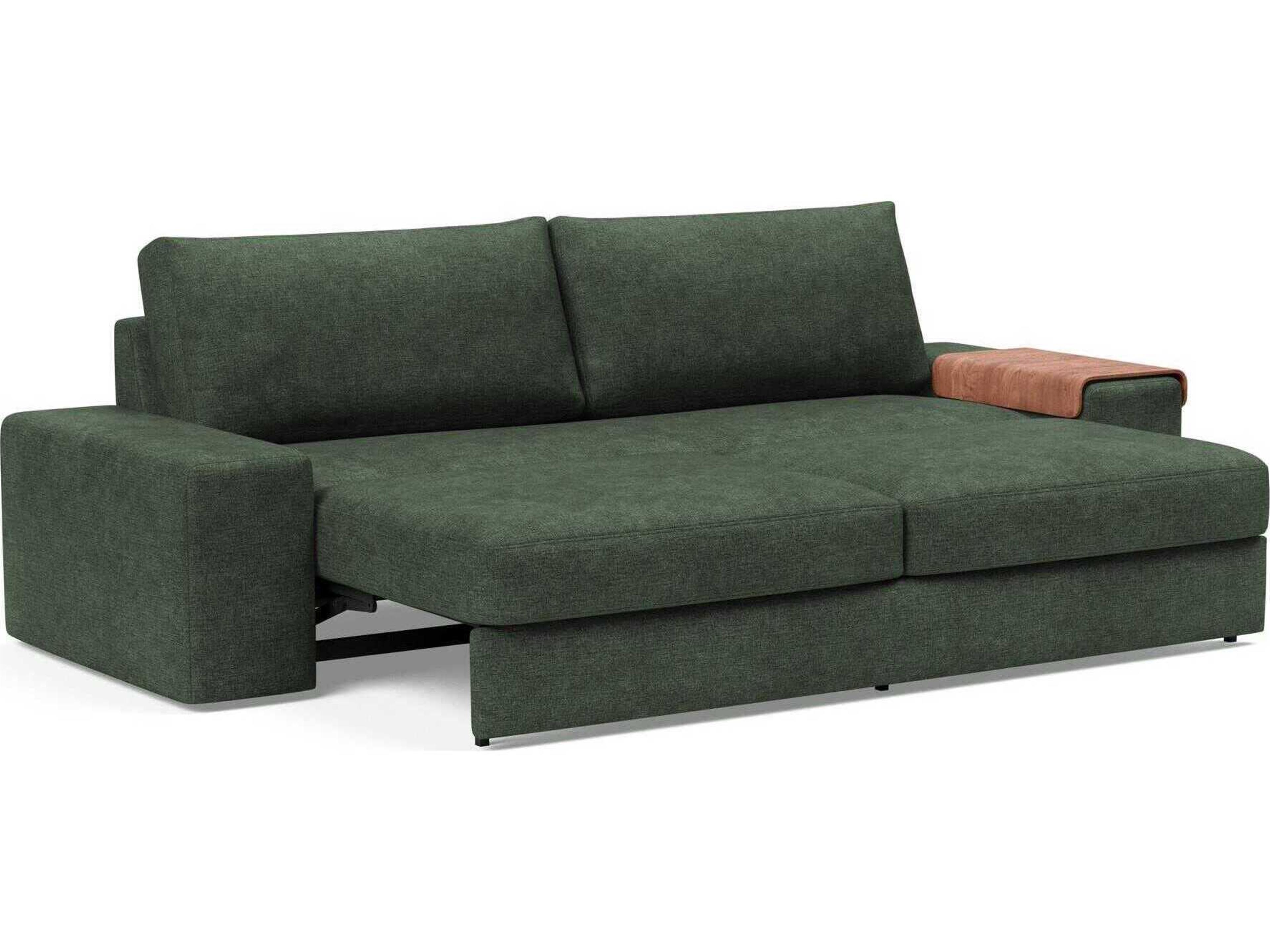 Innovation Vilander Avella Pine Green Upholstered Sofa Bed