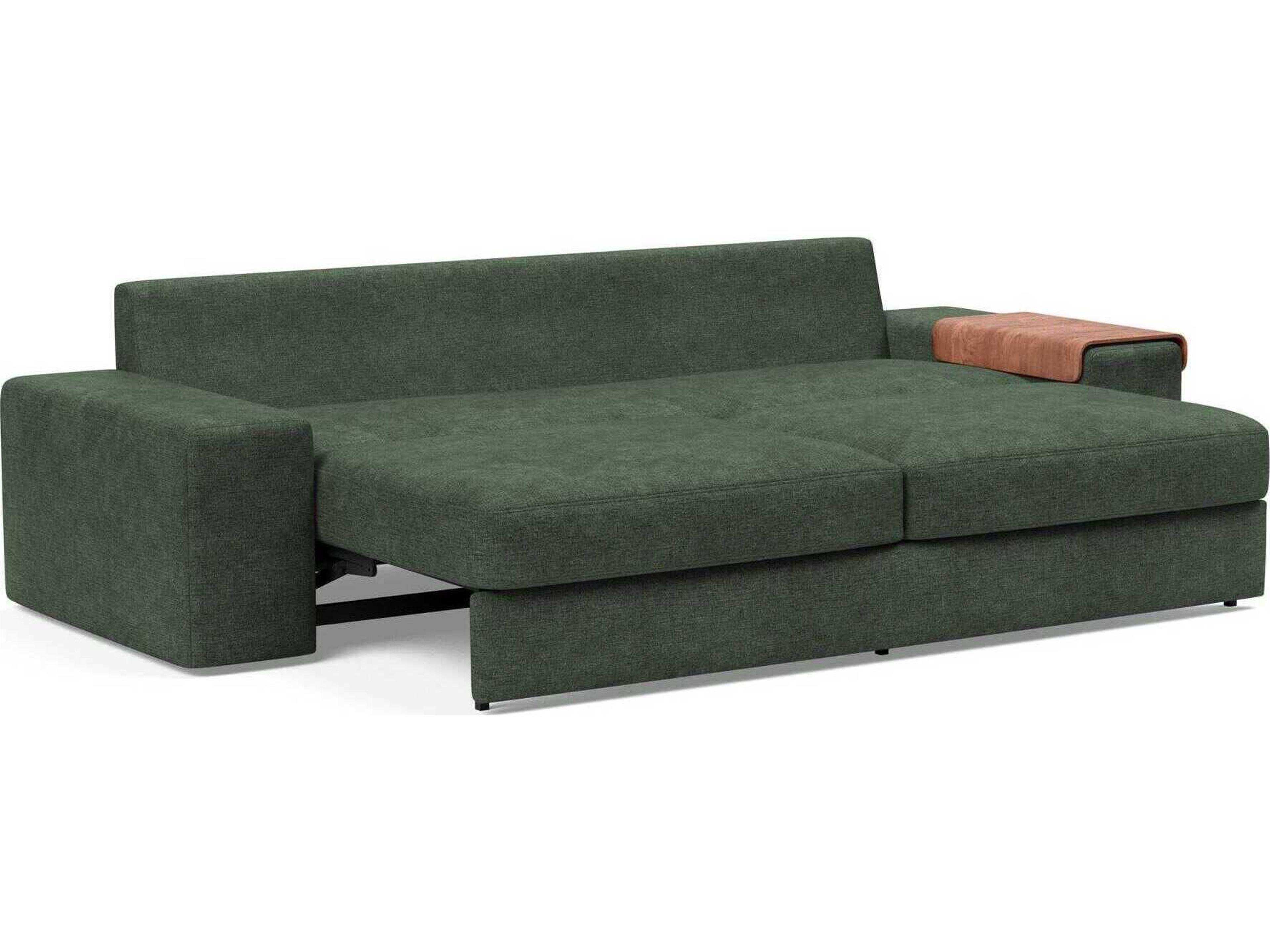 Innovation Vilander Avella Pine Green Upholstered Sofa Bed