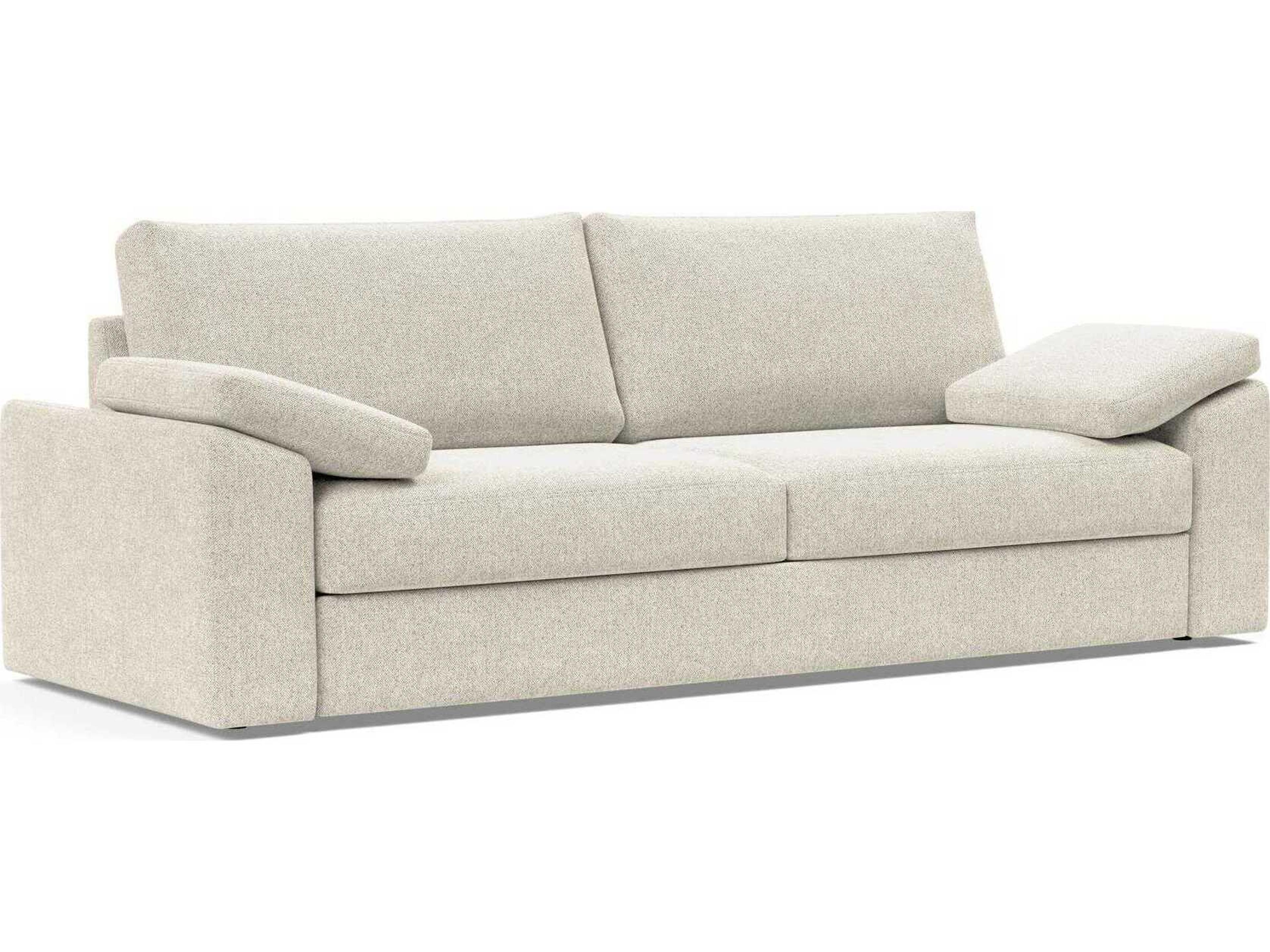 Vilander Taura Off White Upholstered Sofa Bed