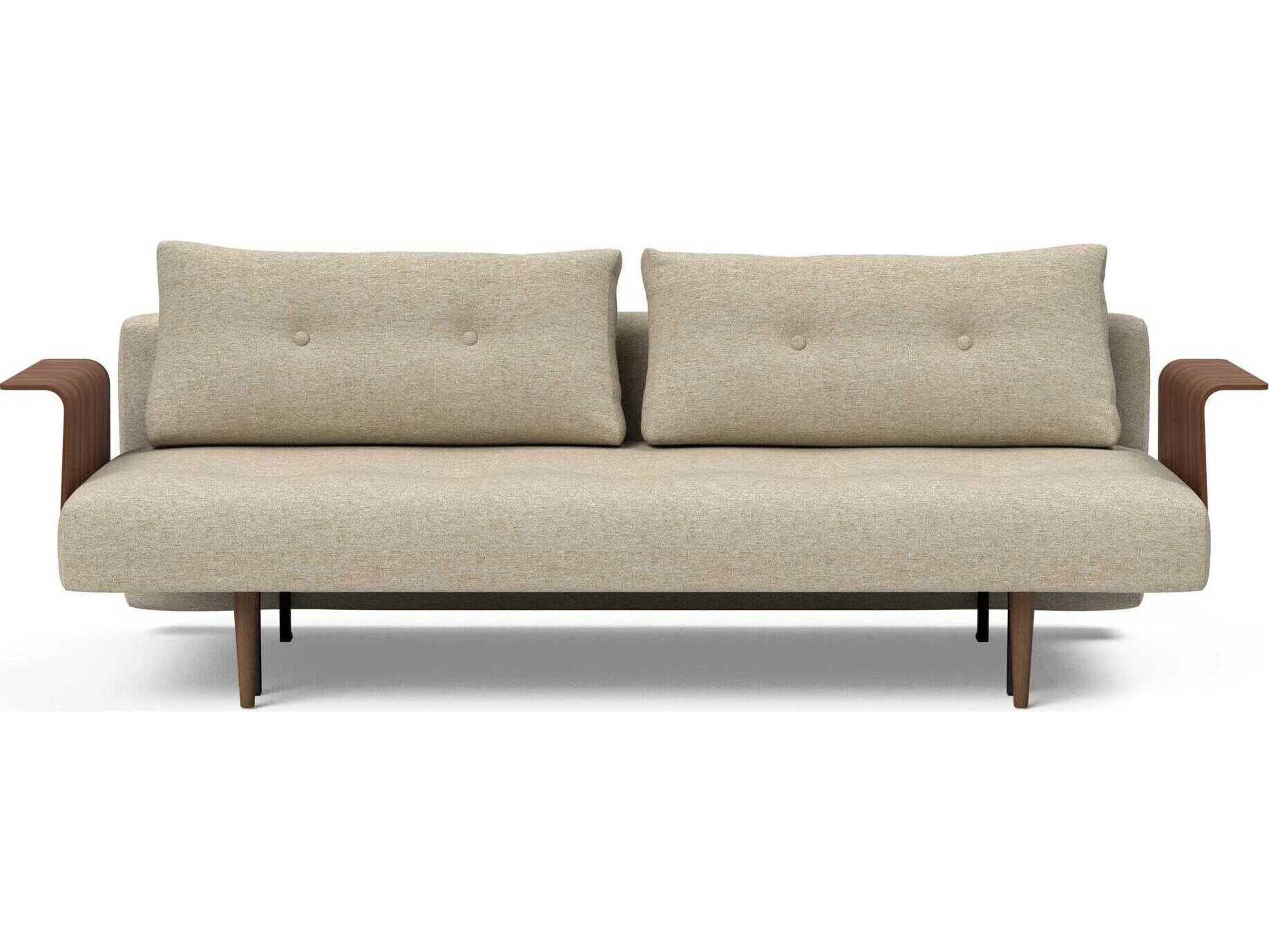 Innovation Recast Plus Halifax Antique Beige Upholstered Sofa Bed