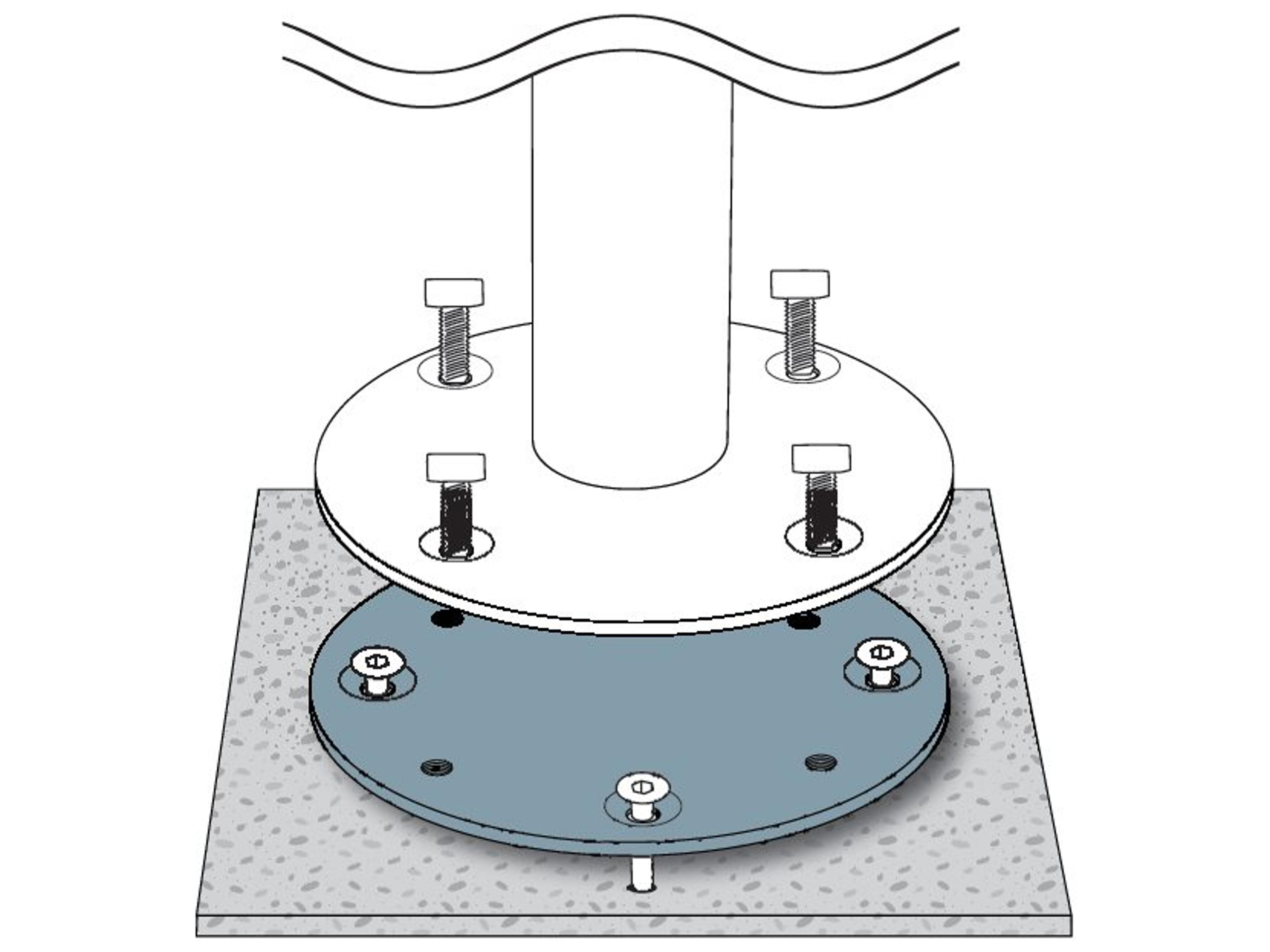 Concrete Mount Kit for Umbrellas