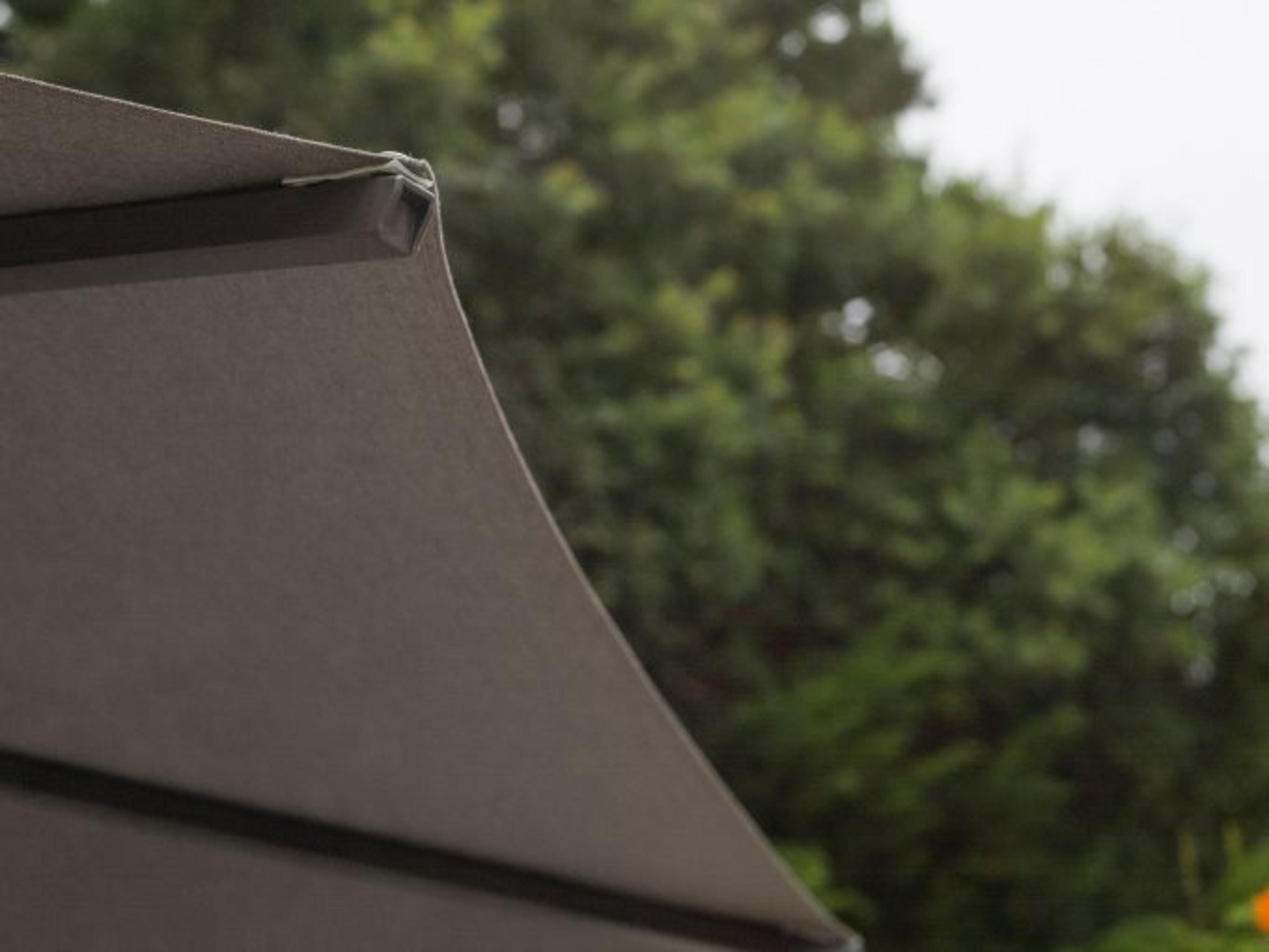 Jardinico JCP01 15 Foot Aluminum Centerpost Crank Lift Octagon Outdoor Umbrella