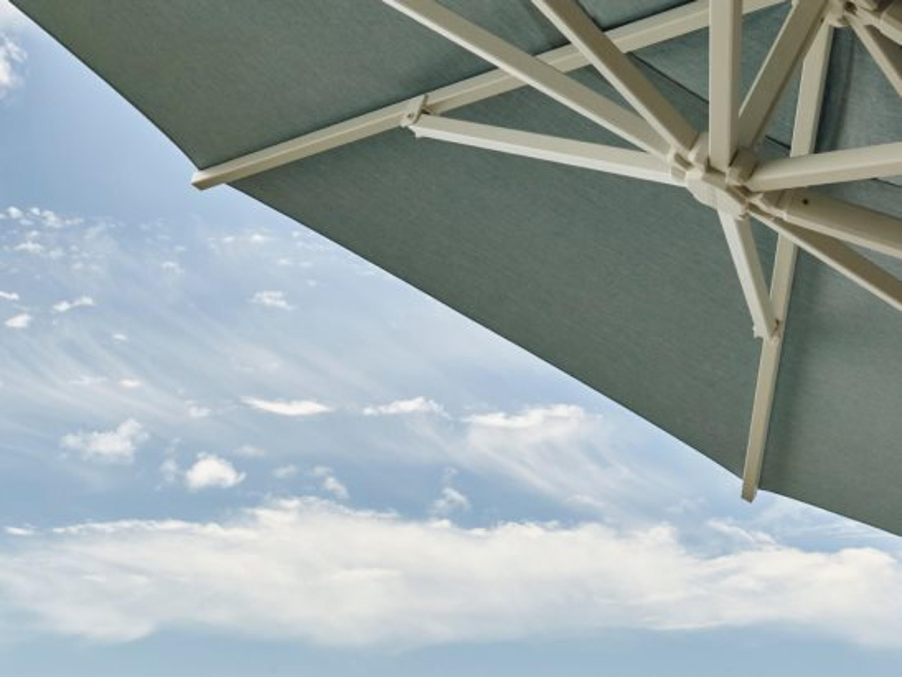 Jardinico JCP4 13 Foot Crank Lift Infinite Tilt Octagon Aluminum Outdoor Patio Umbrella