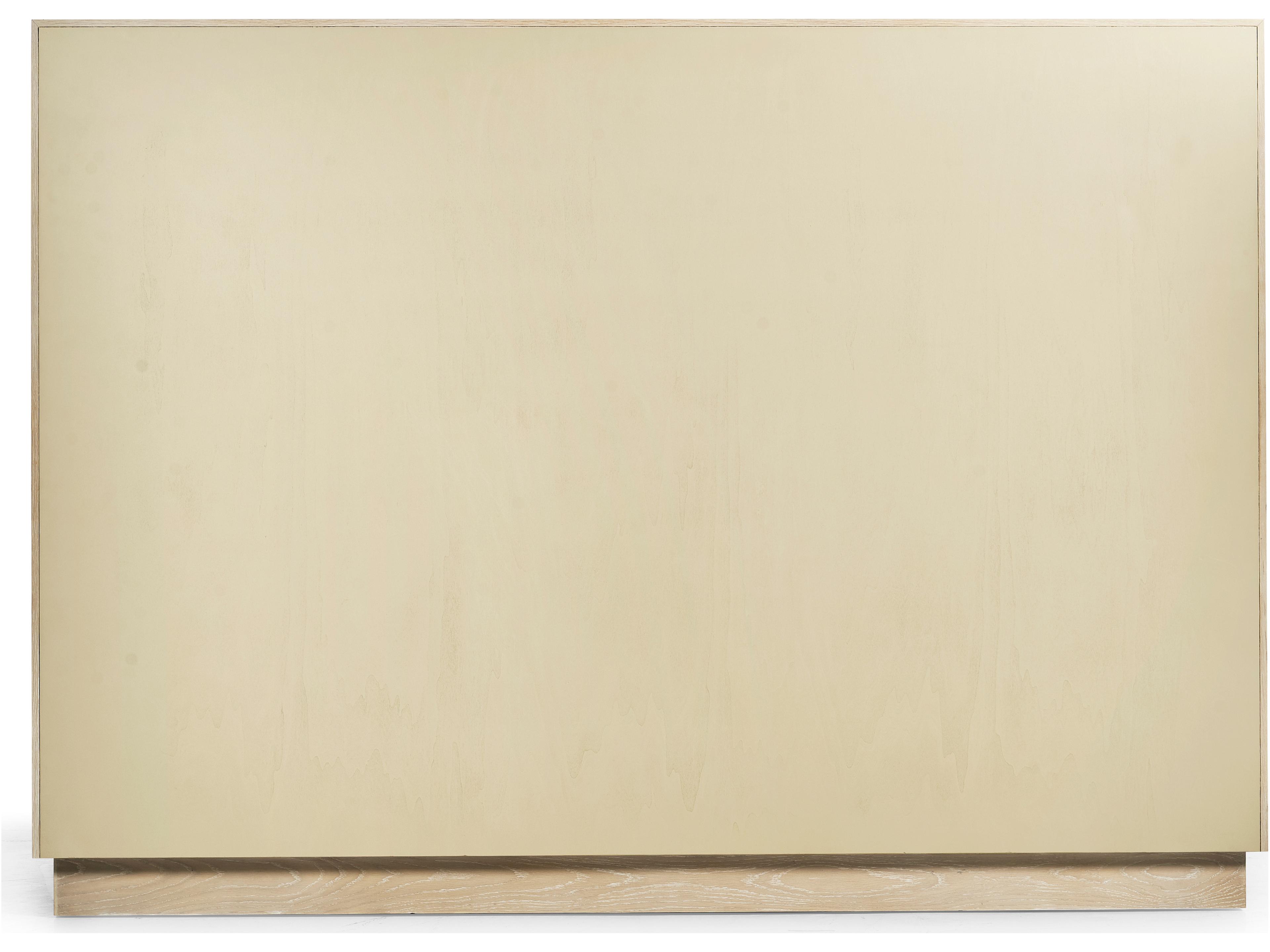 Jonathan Charles Water White Parchment Oak Wood King Panel Bed