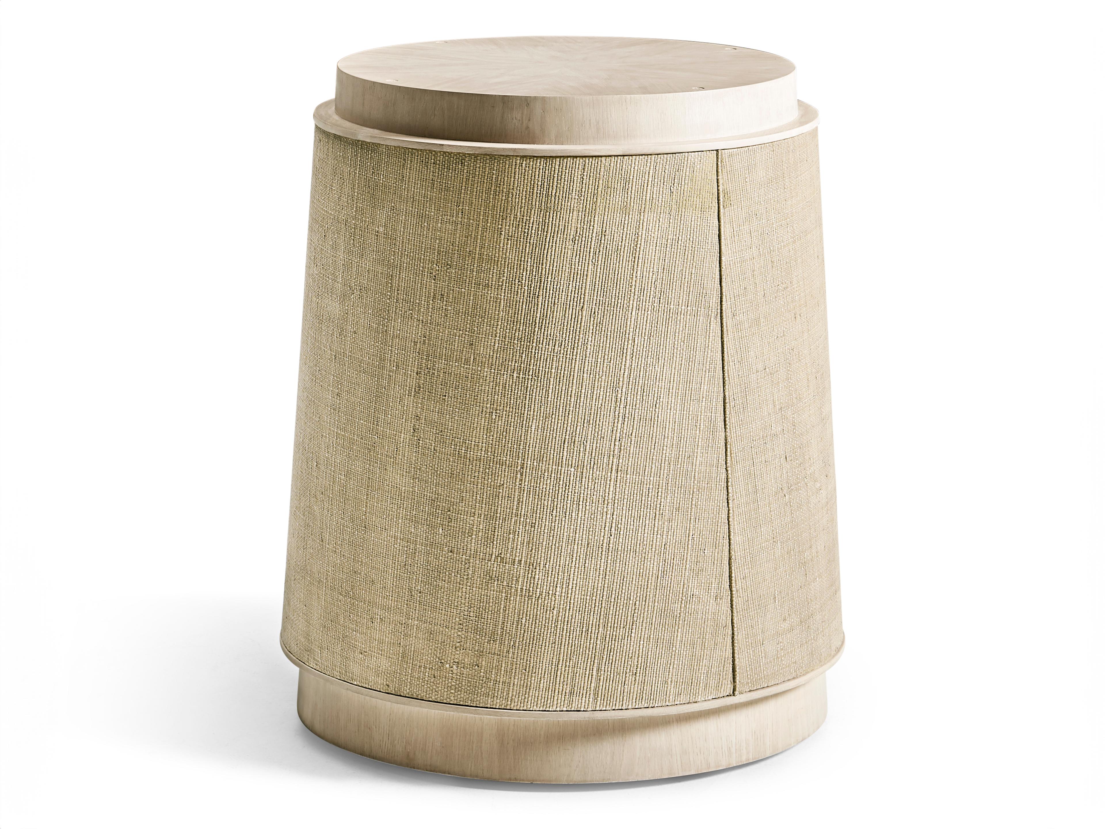 Jonathan Charles Water Round Glass Whitewashed Oak Dining Table Base Only