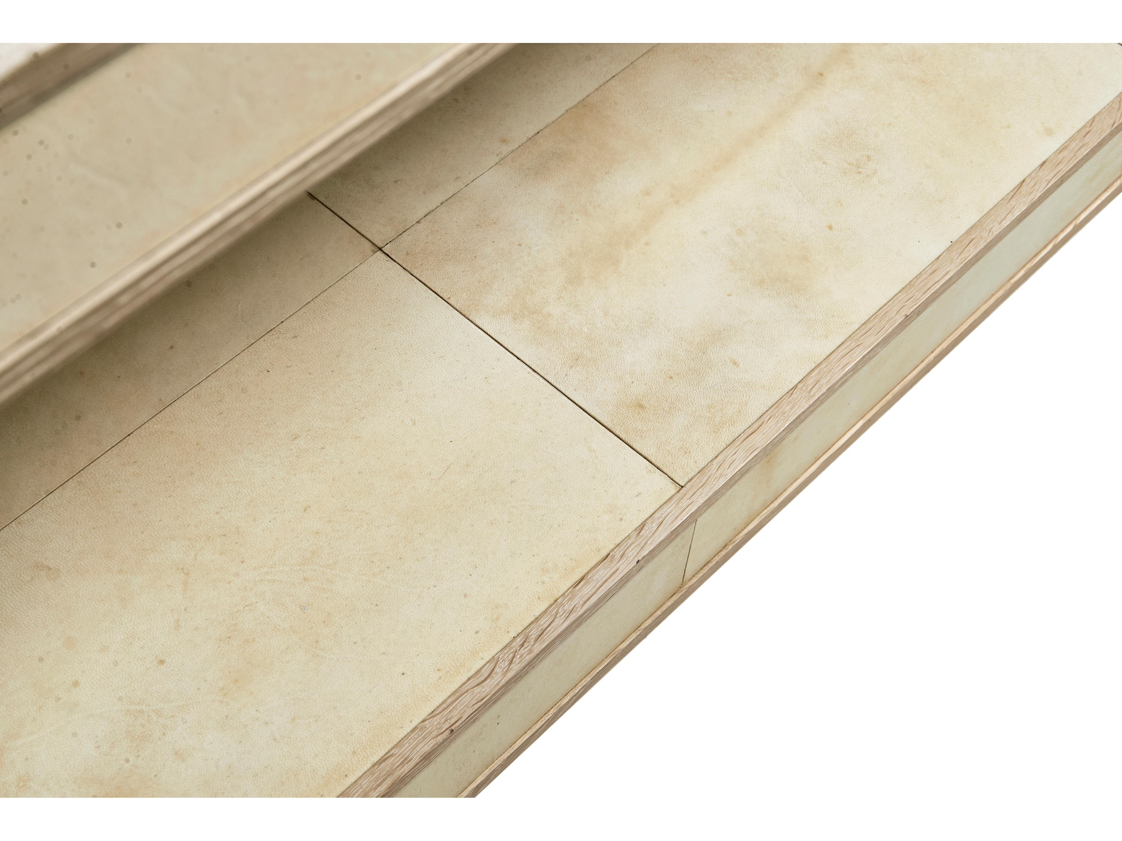 Jonathan Charles Water Hydra Rectangular Wood Parchment Oak Console Table