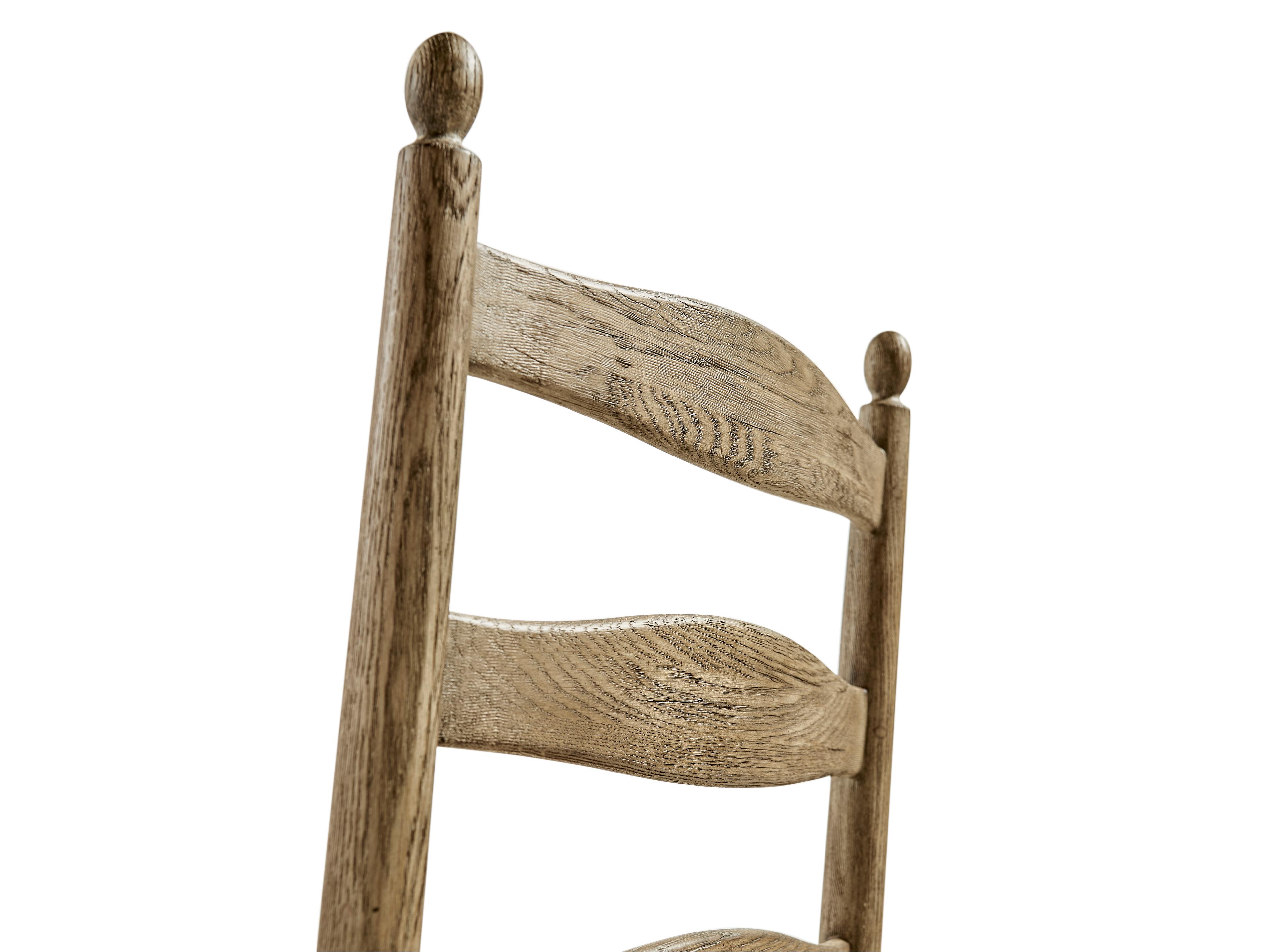 Jonathan Charles Timeless Oak Wood Brown Upholstered Arm Dining Chair