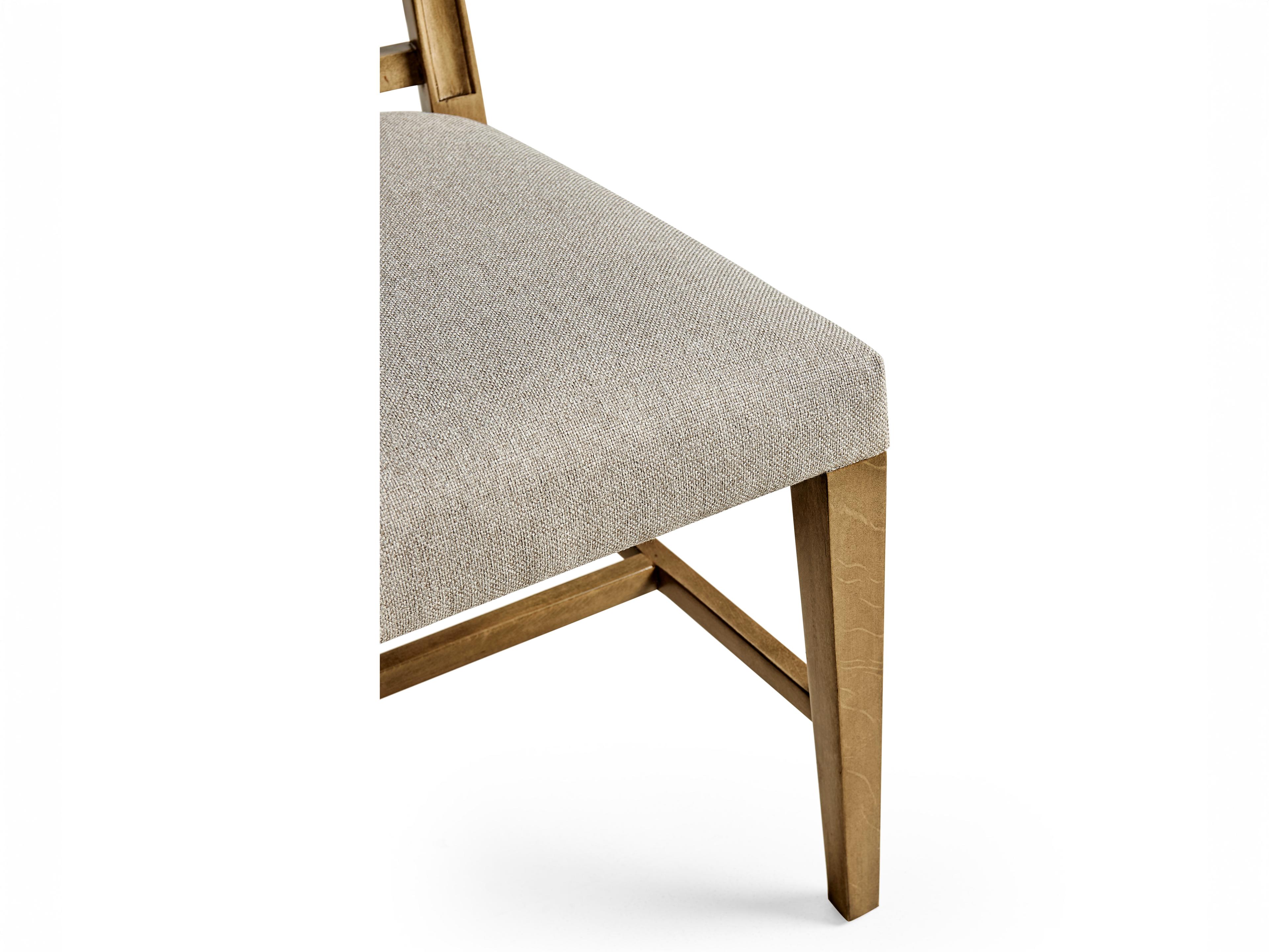 Jonathan Charles Timeless Beech Wood Cherry Upholstered Side Dining Chair