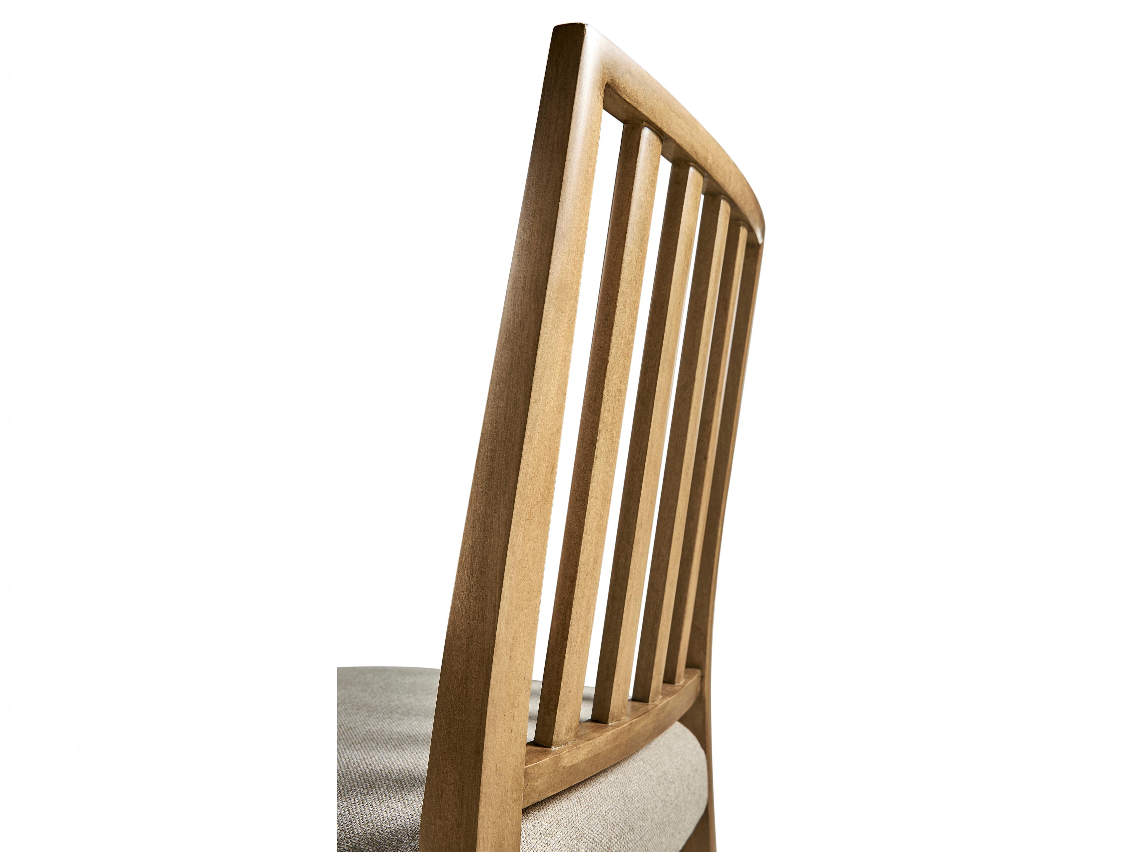 Jonathan Charles Timeless Beech Wood Cherry Upholstered Side Dining Chair