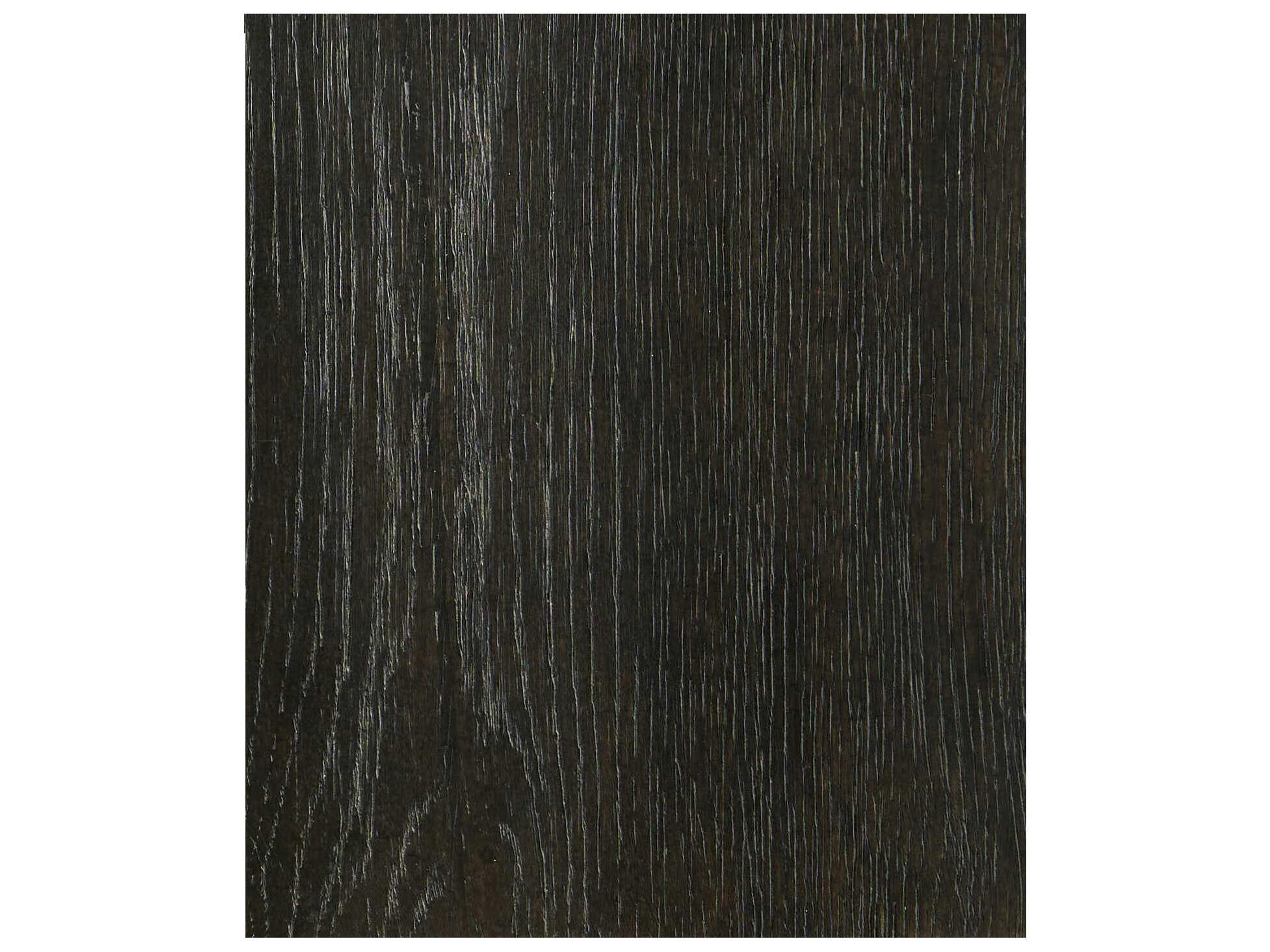 Jonathan Charles Timeless Oak Wood Black Upholstered Side Dining Chair