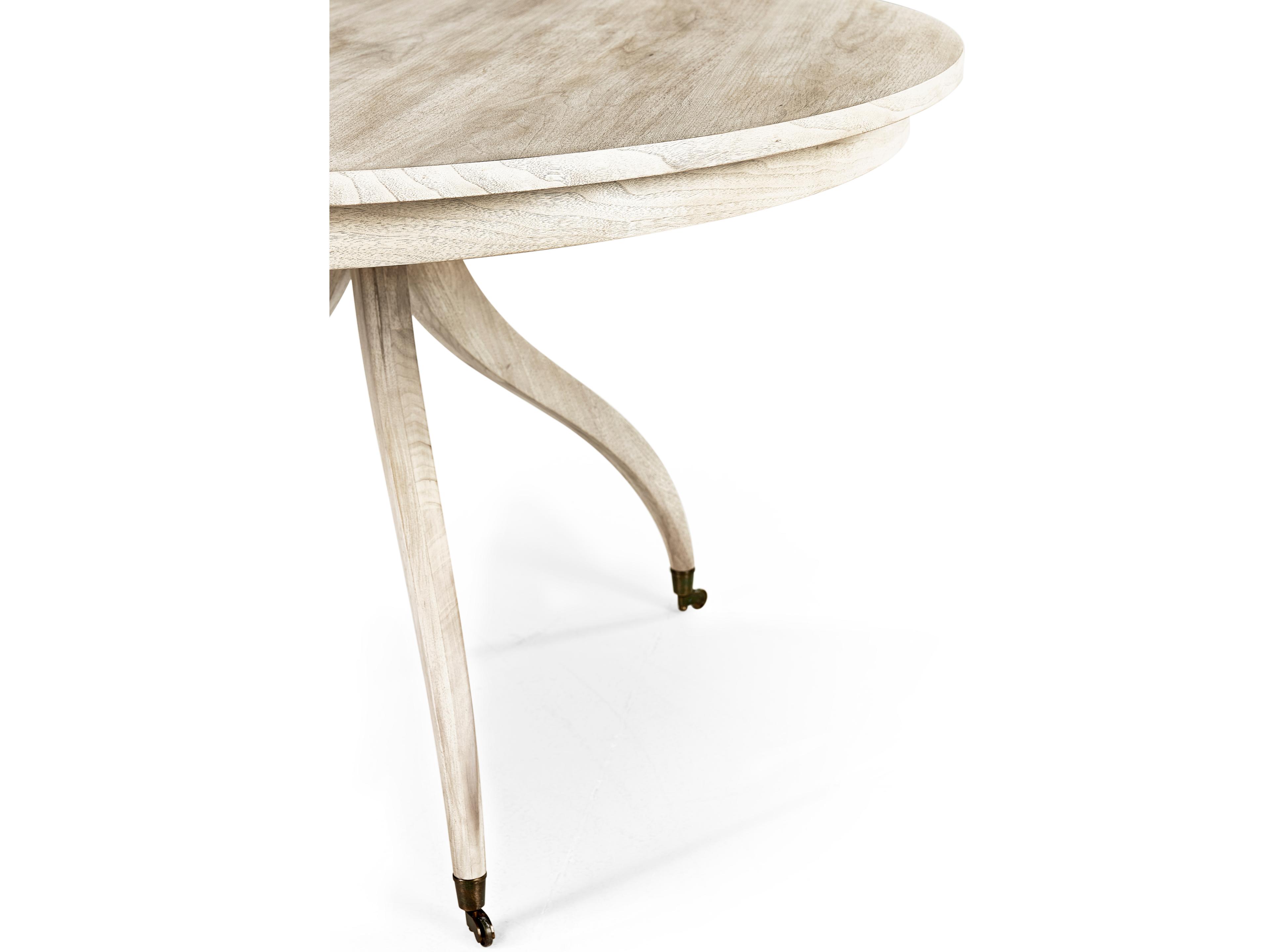 Jonathan Charles Timeless Rectangular Wood Bleached Walnut Dining Table