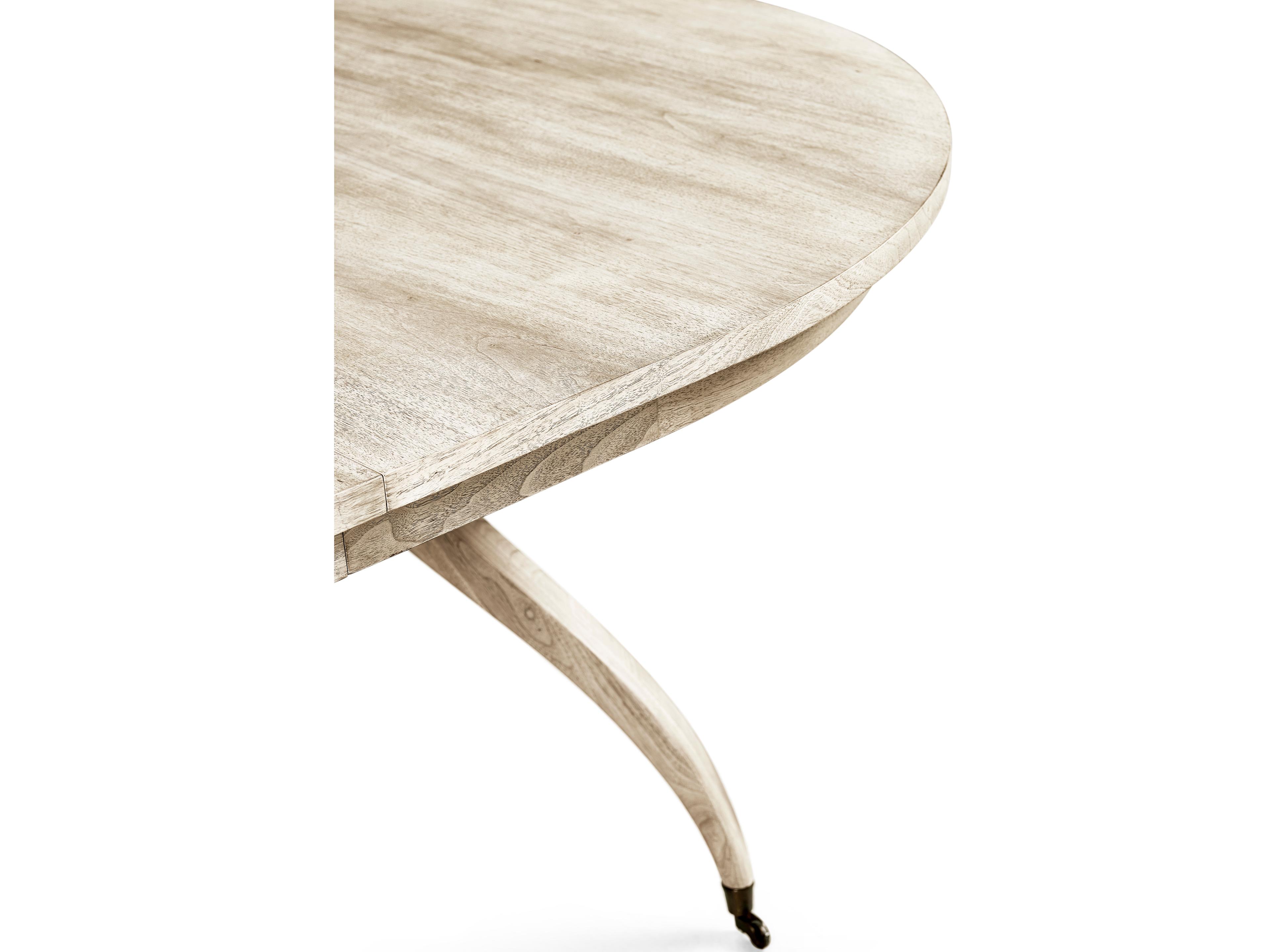 Jonathan Charles Timeless Rectangular Wood Bleached Walnut Dining Table