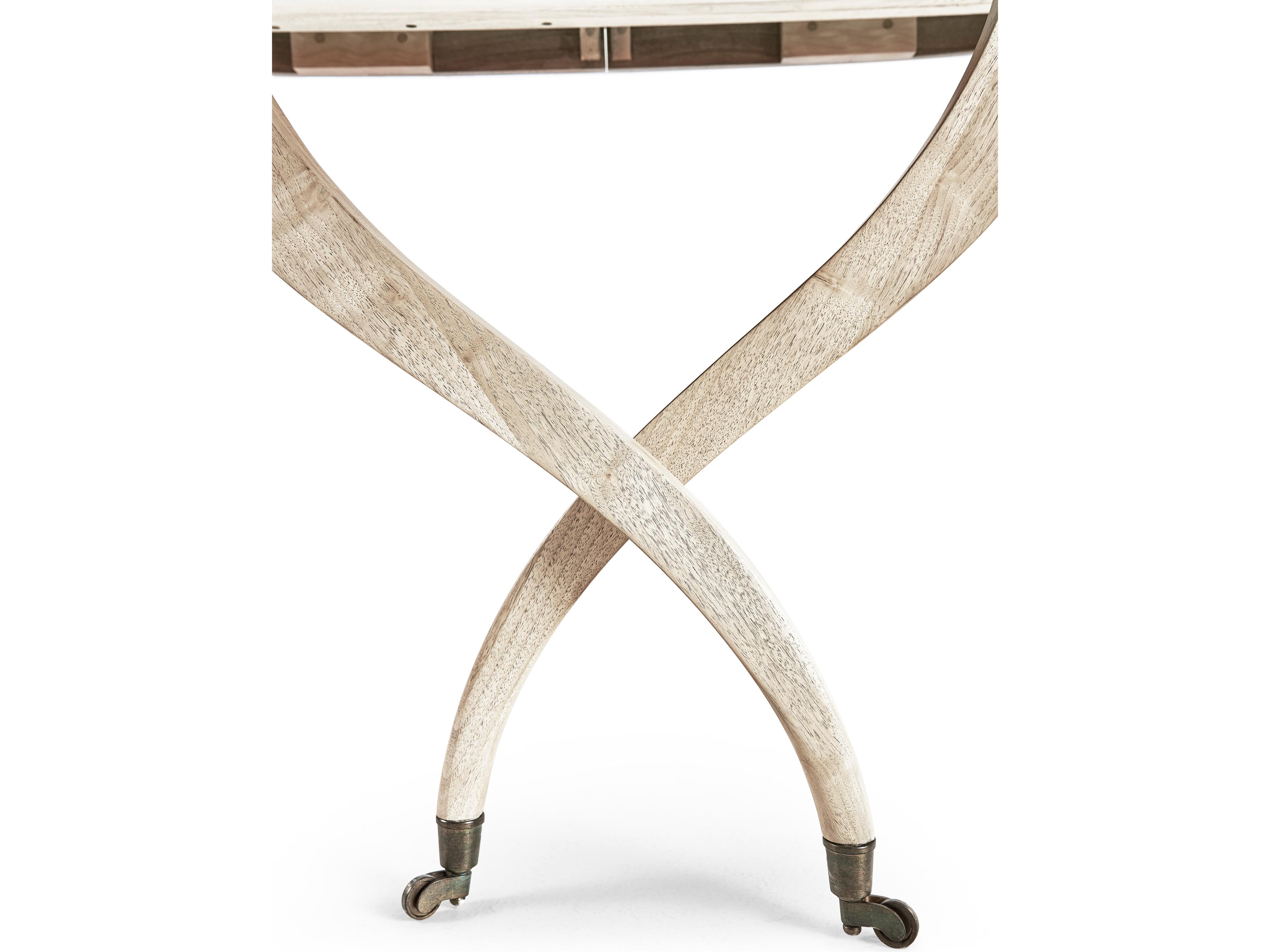 Jonathan Charles Timeless Rectangular Wood Bleached Walnut Dining Table