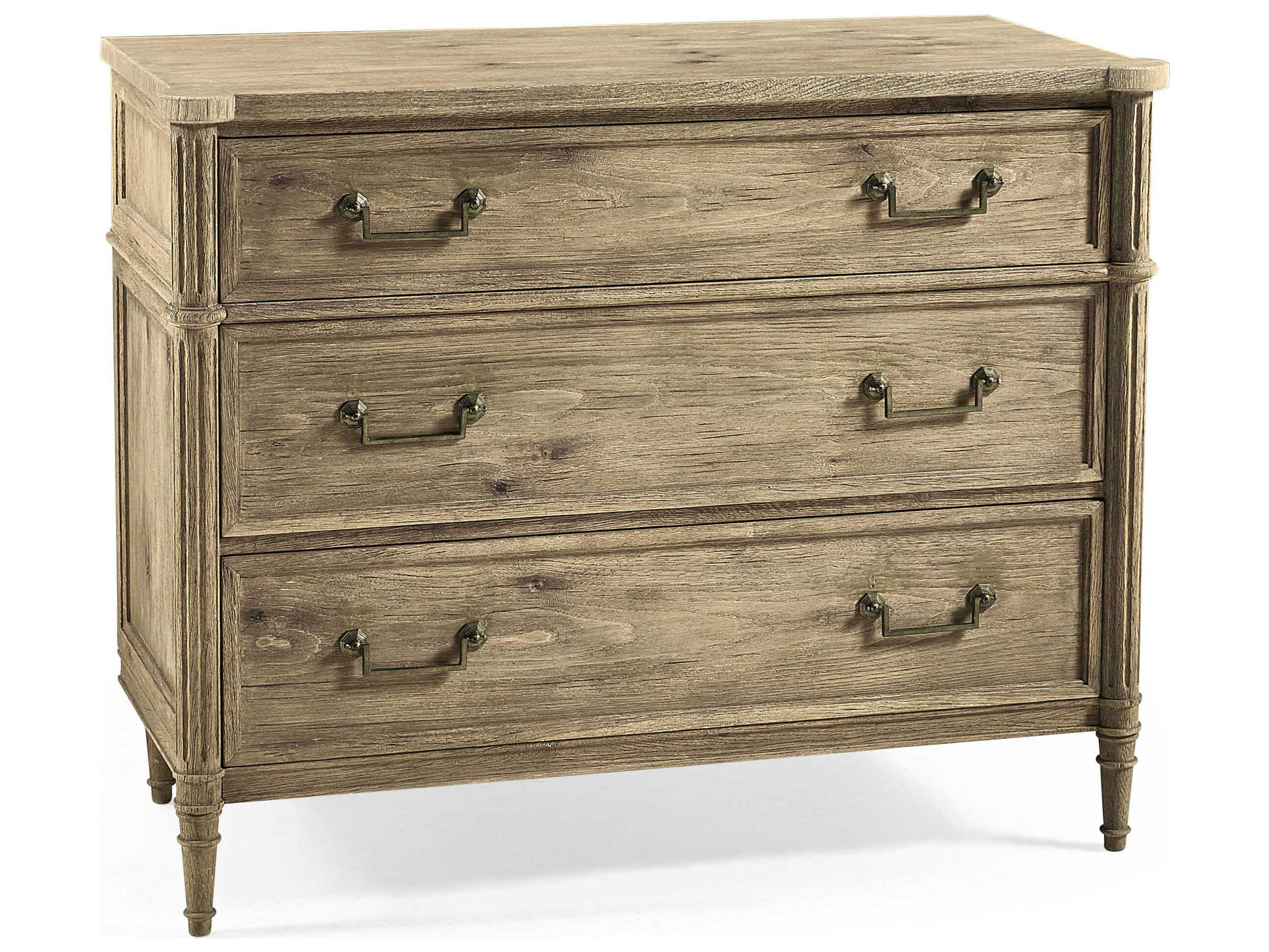 Timeless 3-Drawers Chestnut Wood Dresser
