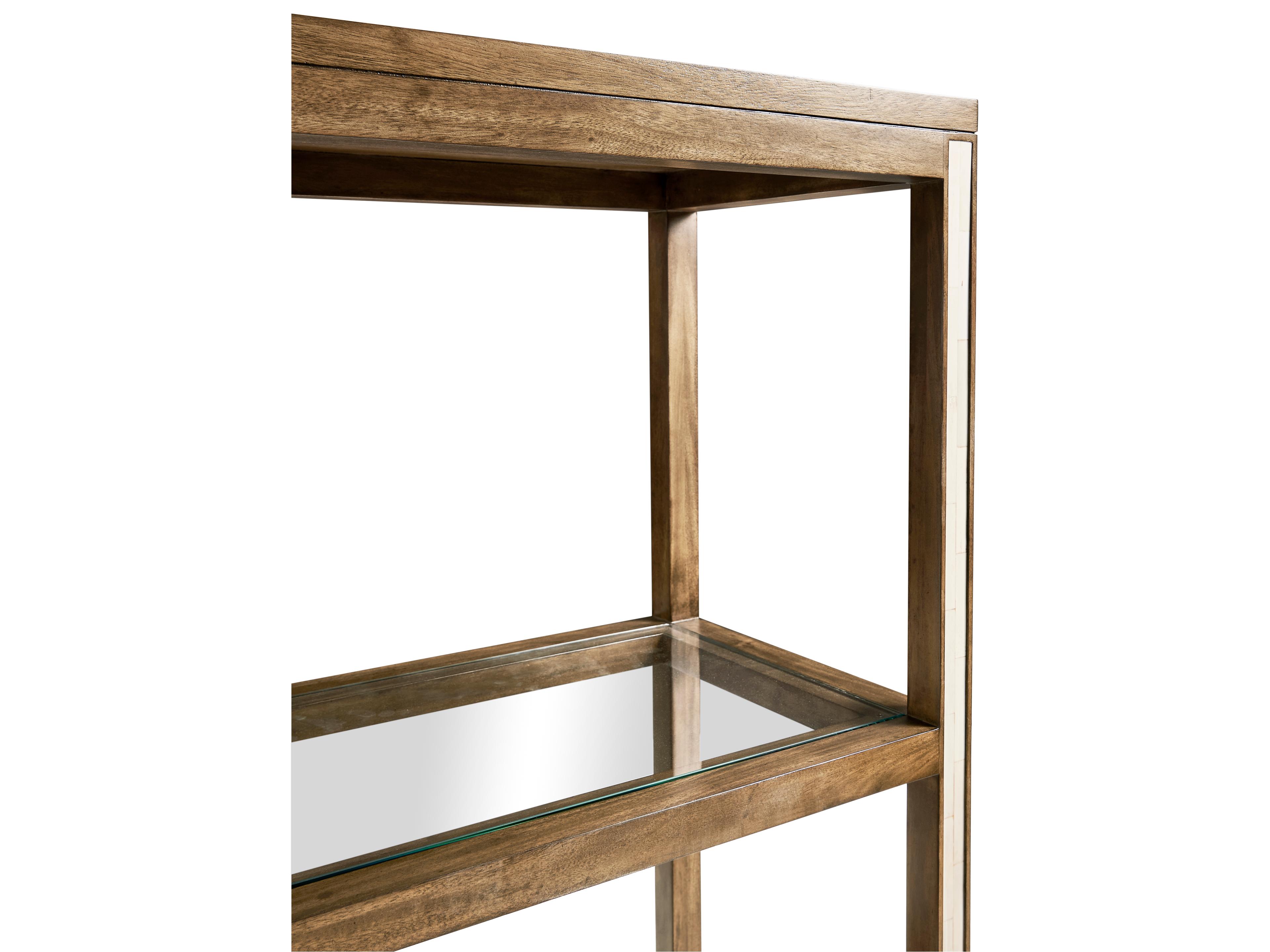 Jonathan Charles Jc Modern Rectangular Wood Brown Mahogany Console Table