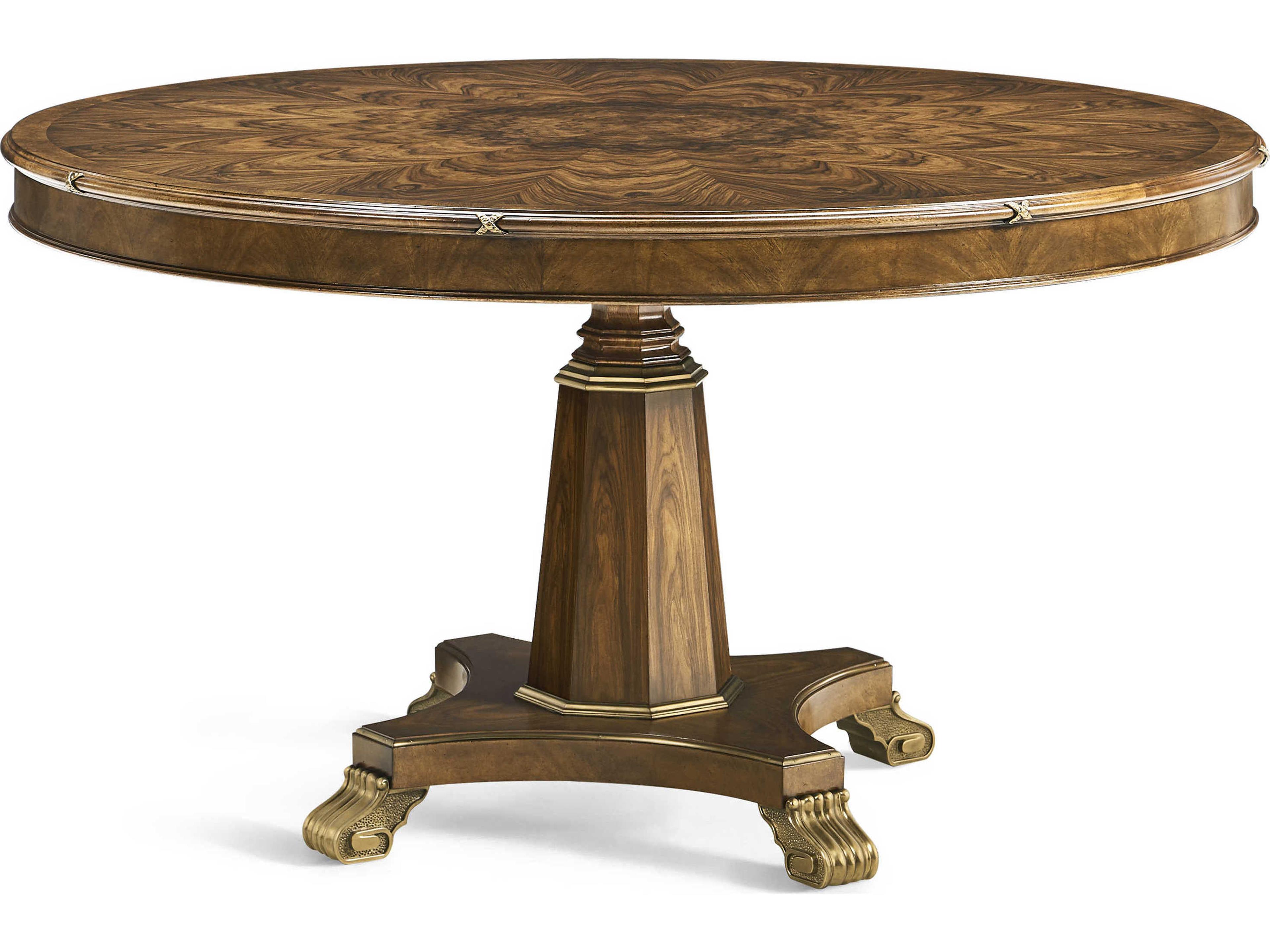 Viceroy Round Wood Brown Santos Dining Table