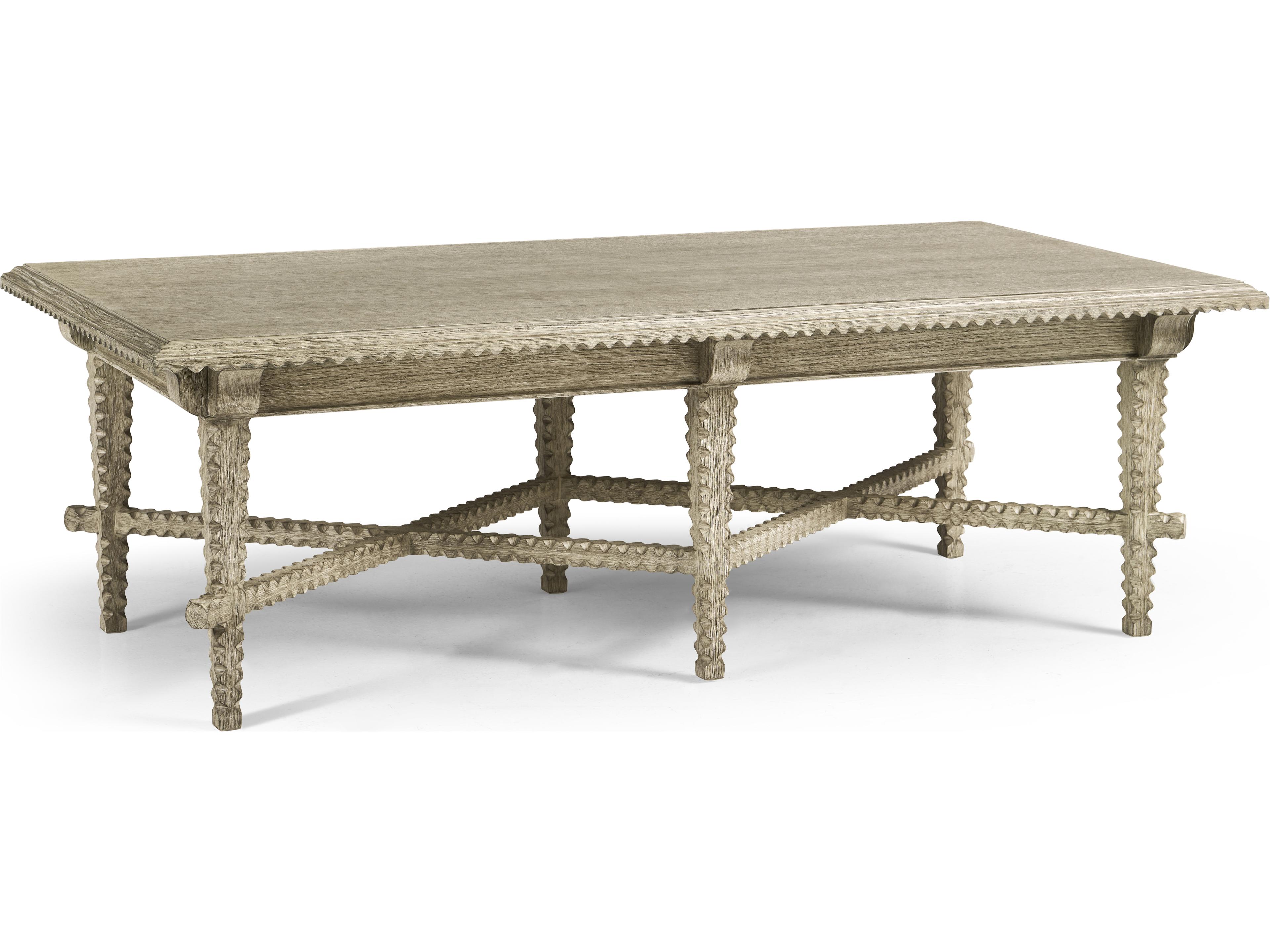 William Yeoward Rectangular Wood Greyed Oak Coffee Table