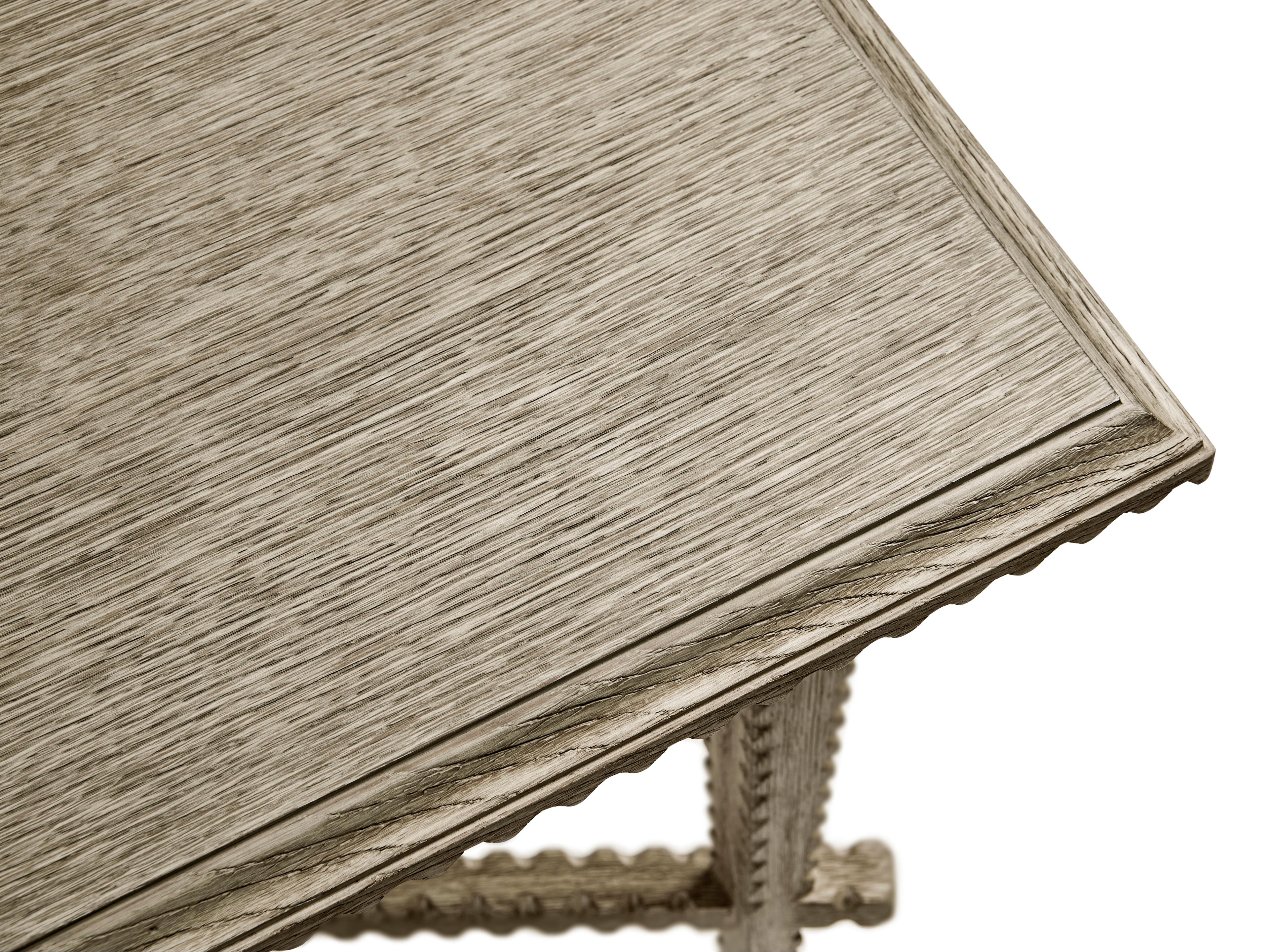 Jonathan Charles William Yeoward Rectangular Wood Greyed Oak End Table